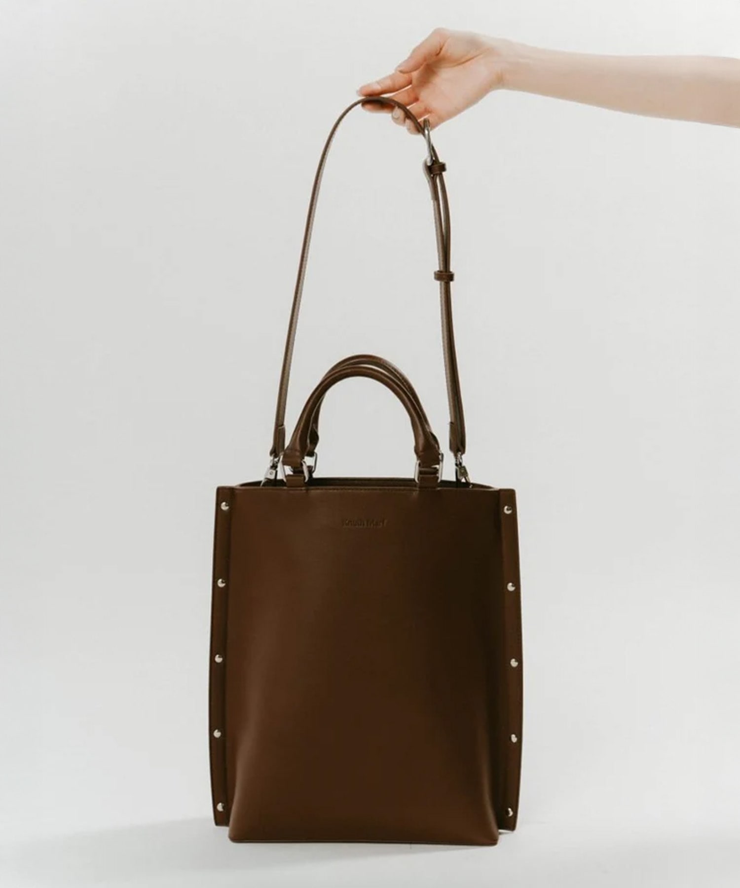 side studs leather bag Knuth Marf