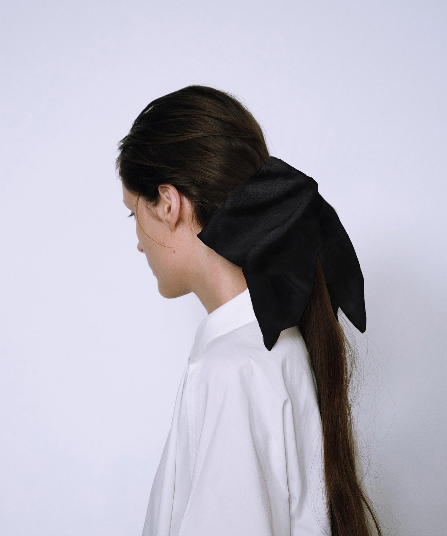 Silk Square  Large Scrunchie heyep