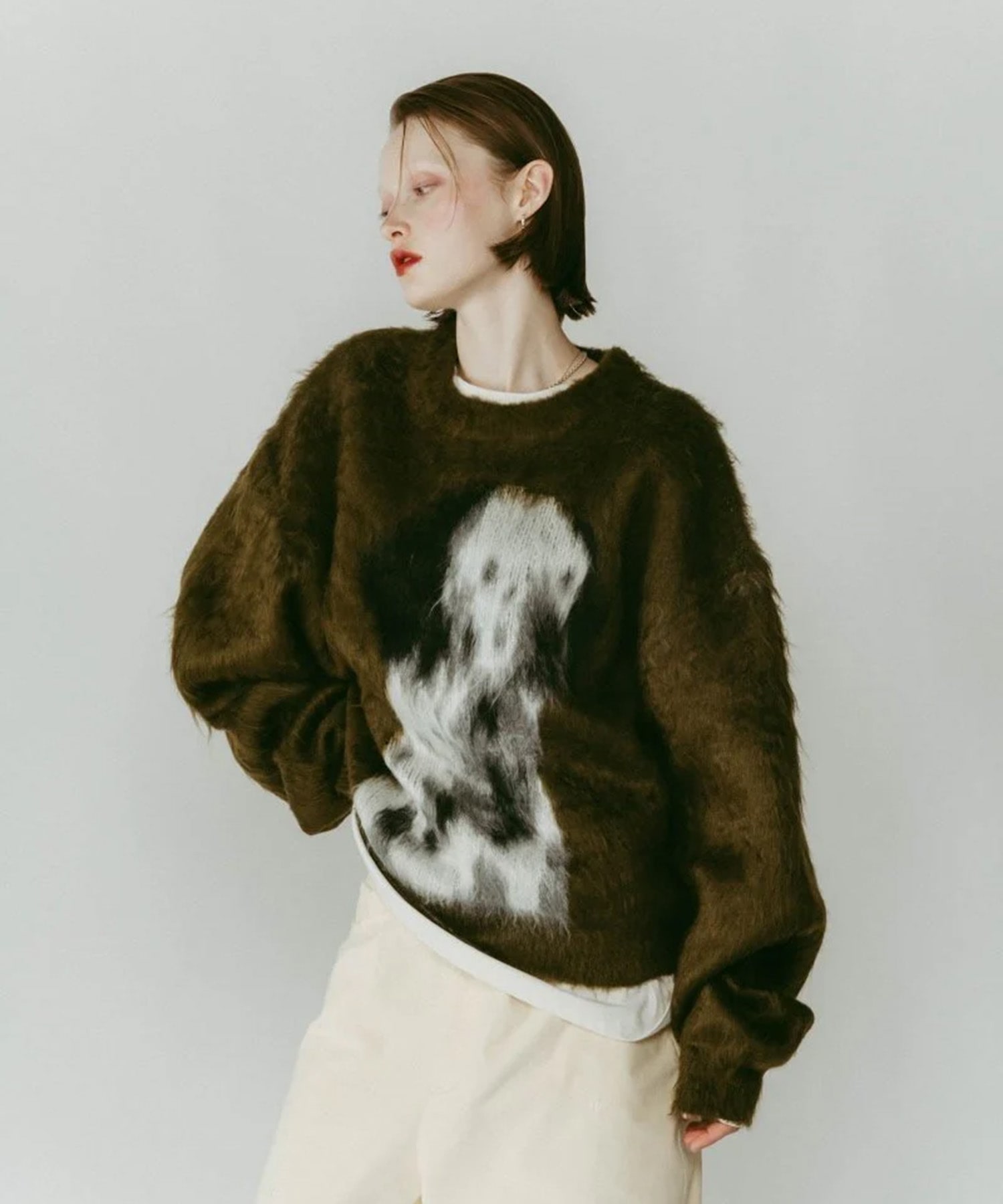 dalmatian shaggy knit(unisex) Knuth Marf
