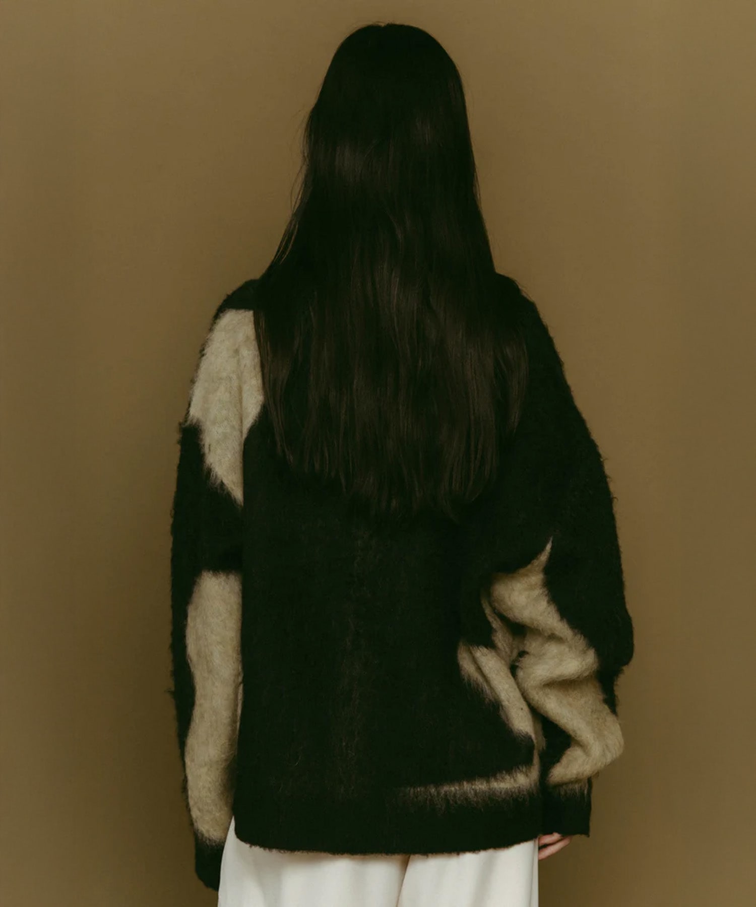 accent mohair cardigan(unisex) Knuth Marf