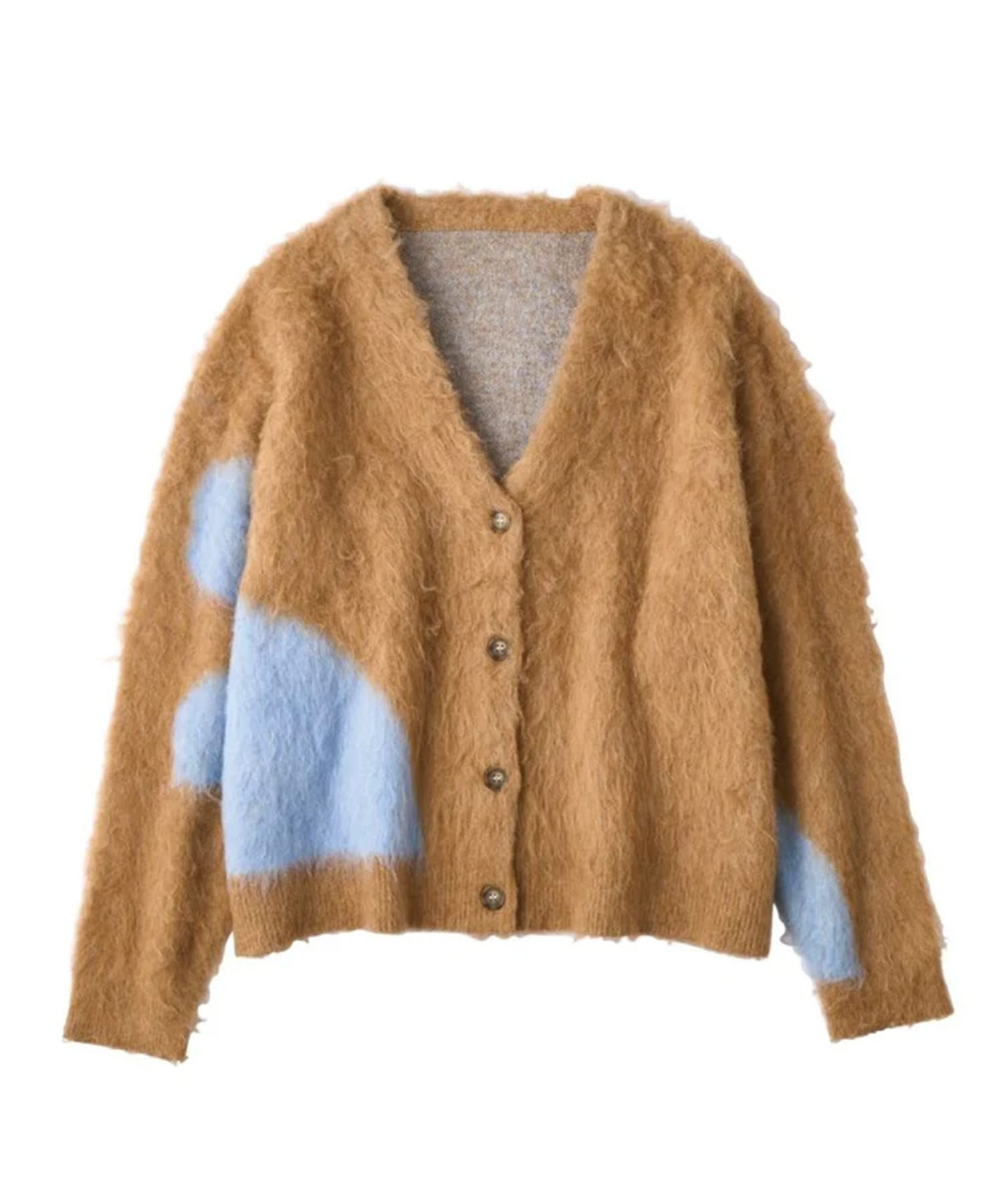accent mohair cardigan(unisex) Knuth Marf
