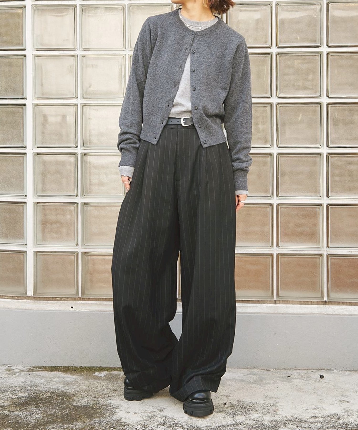 MERINO WOOL ENSEMBLE KNIT CONZ