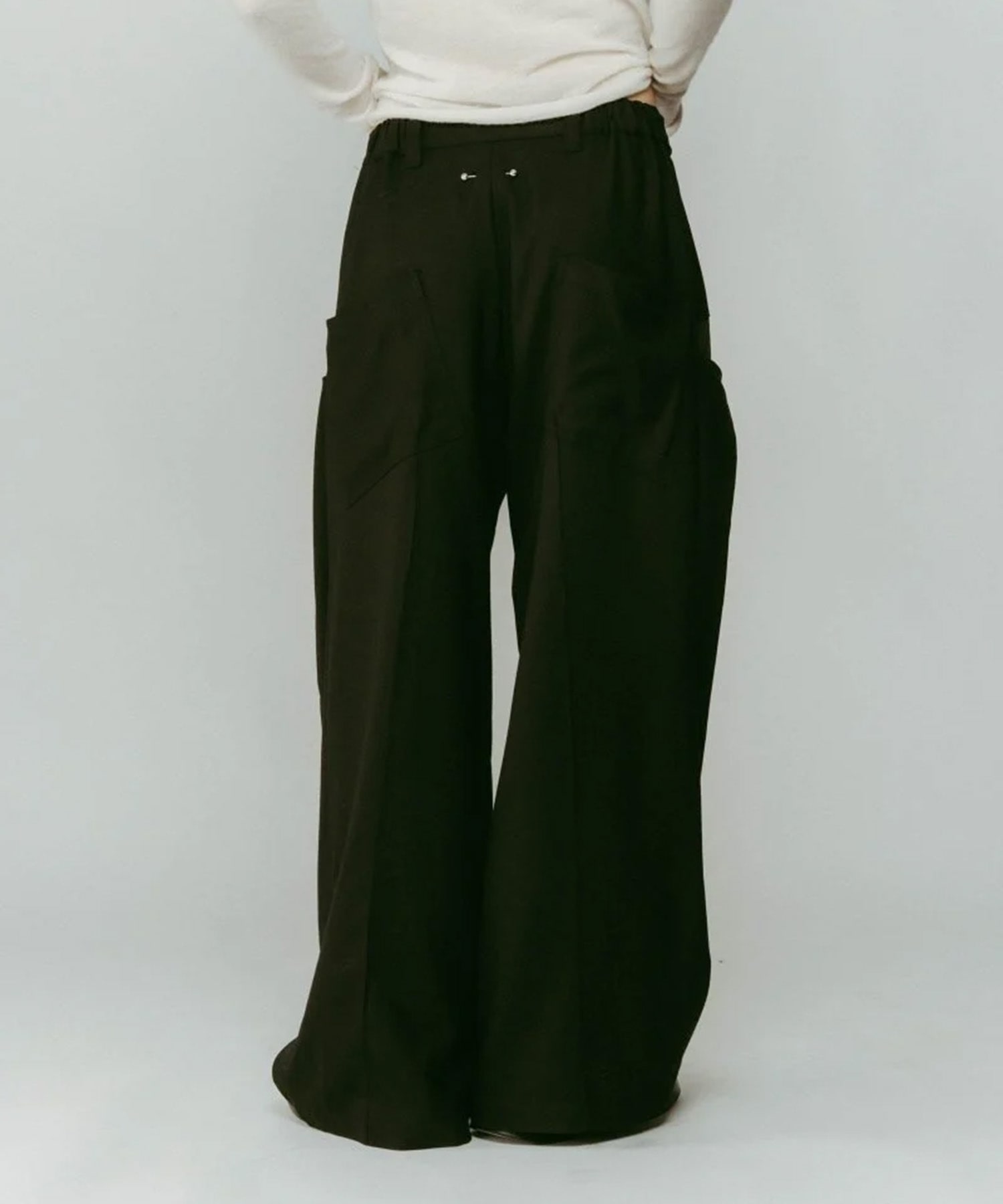 pierced drape pants(unisex) Knuth Marf