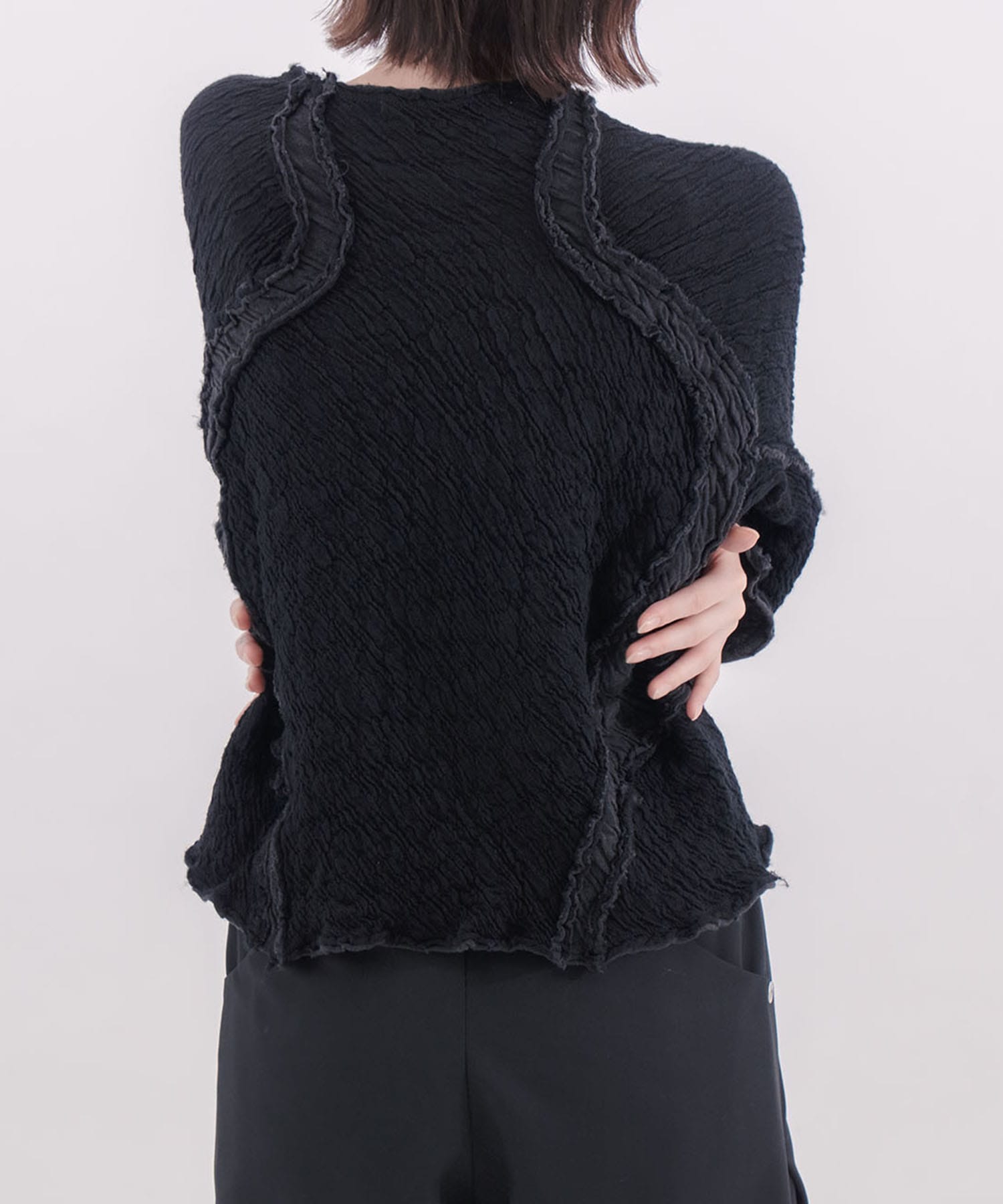 別注PANELED LONG SLEEVE NVRFRGT