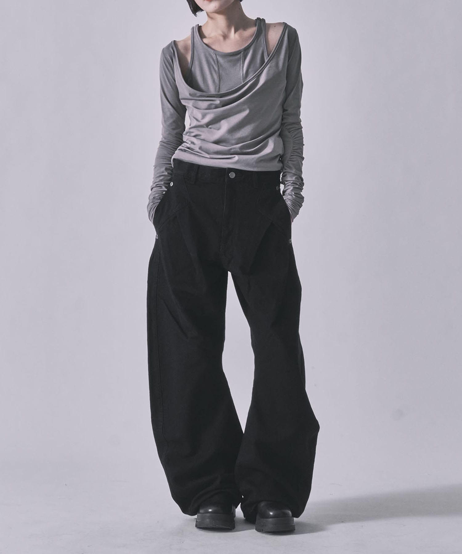 layered long sleeve top CONZ