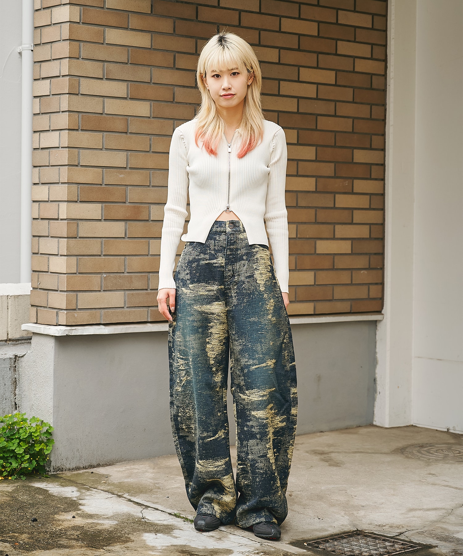 別注 DENIM CURVELEGPANTS TAAKK