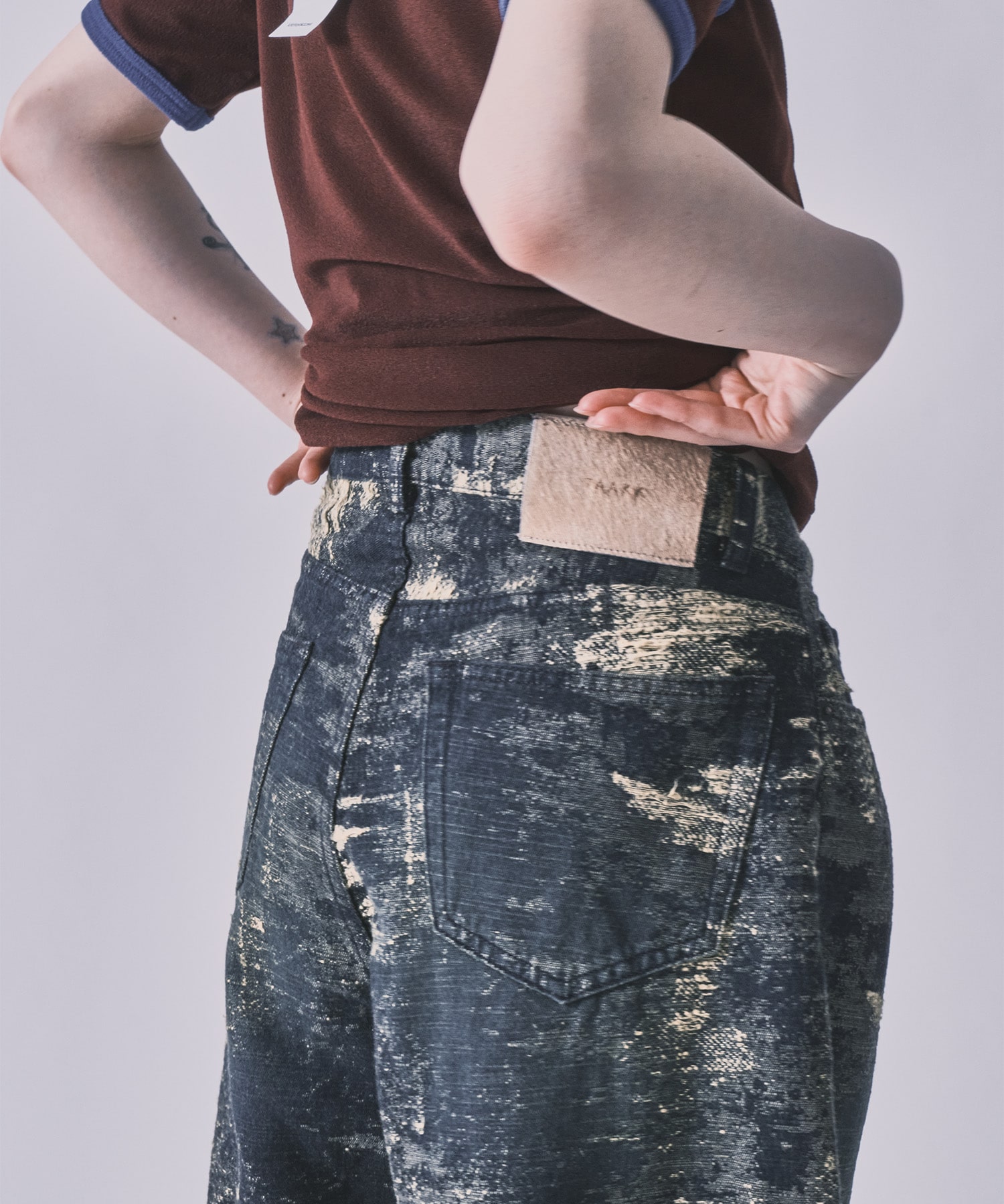 別注 DENIM CURVELEGPANTS TAAKK