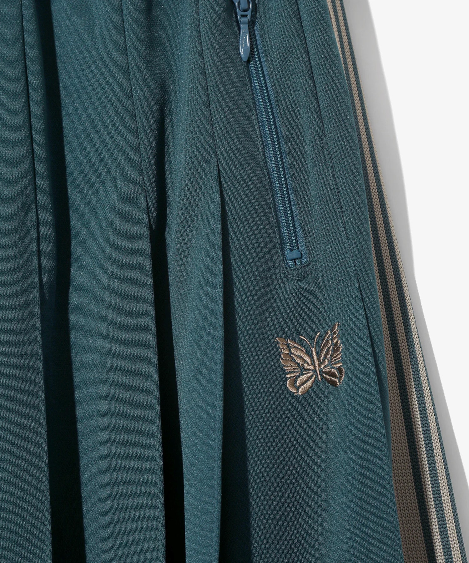 Pleated Track Skirt - Poly Smooth Needles