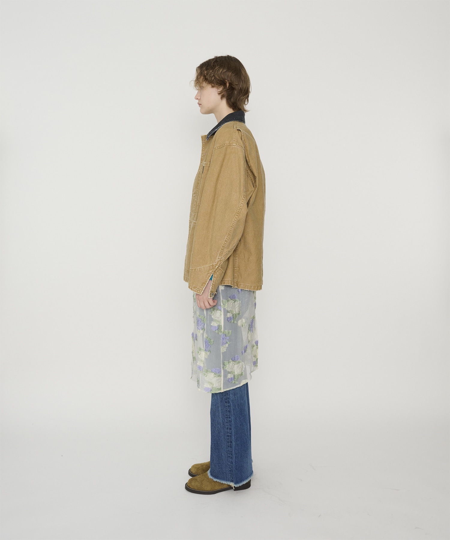 SULFUR DYE HEAVY DUCK CLOTH COVERALL JANE SMITH