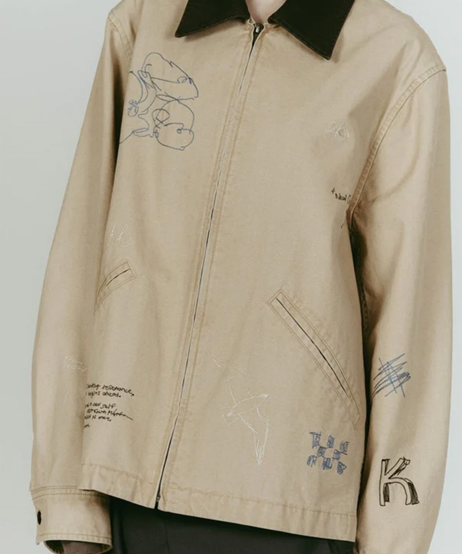 embroidered jacket(unisex) Knuth Marf