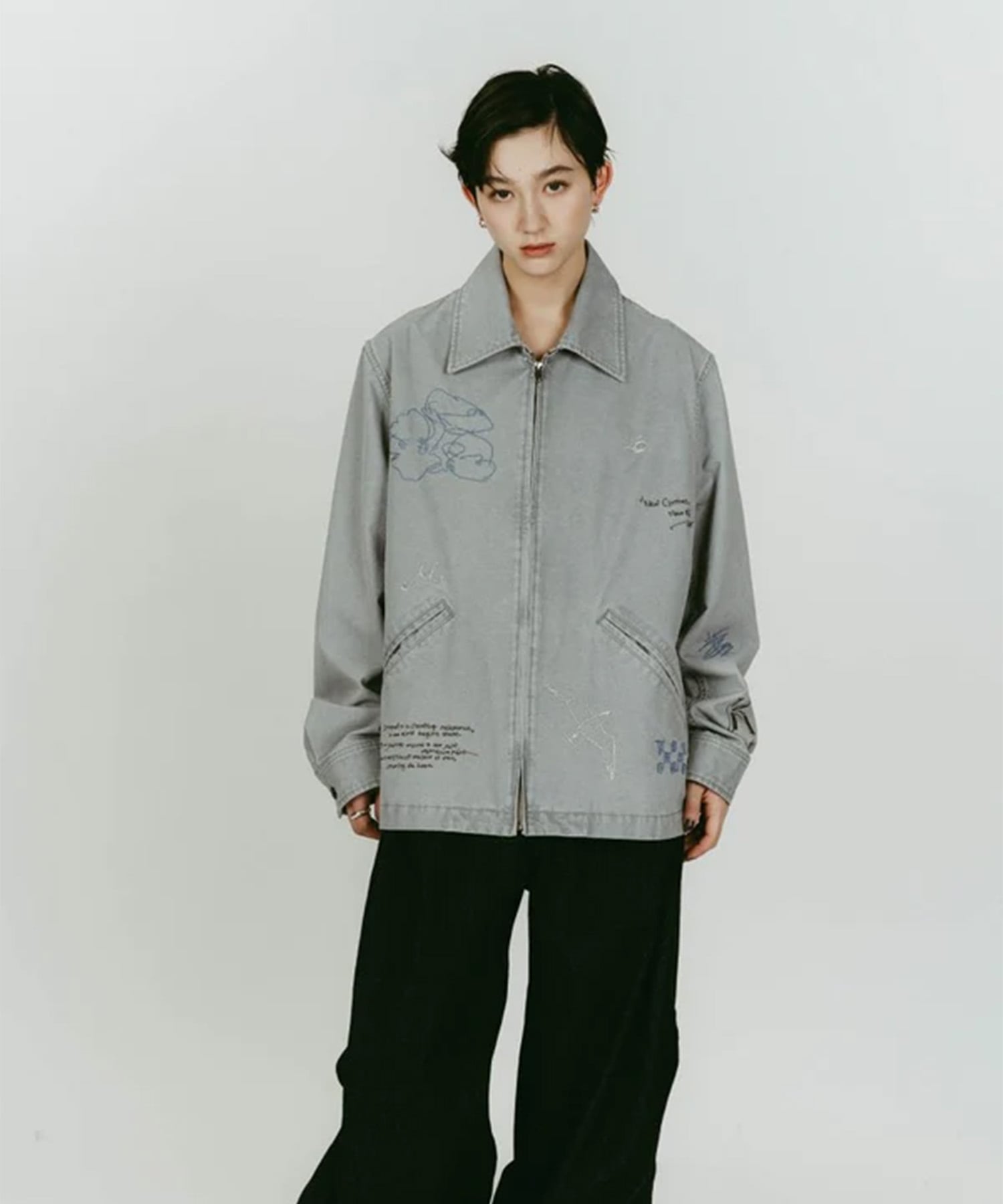 embroidered jacket(unisex) Knuth Marf