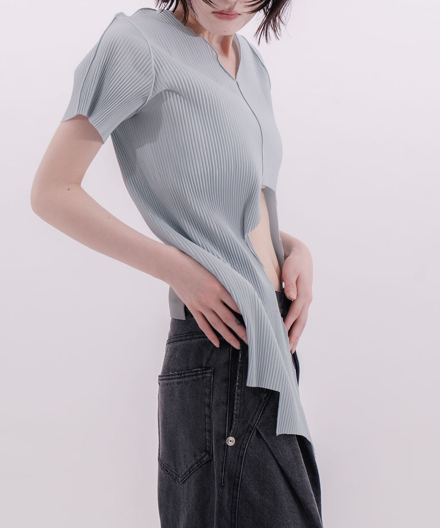 CHOPPED TOP SHORTSLEEVE kotohayokozawa