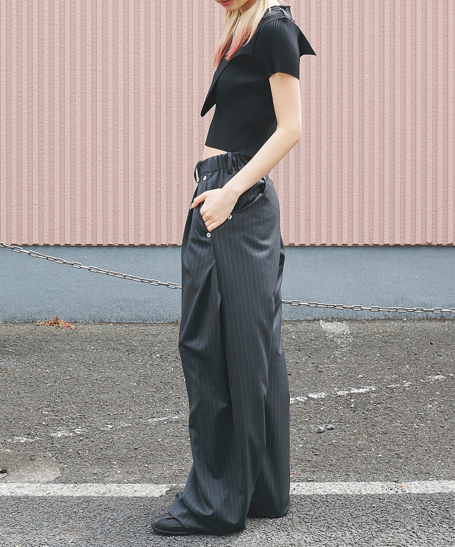 TODO WAVE TINY TOP SHORT SLEEVE kotohayokozawa