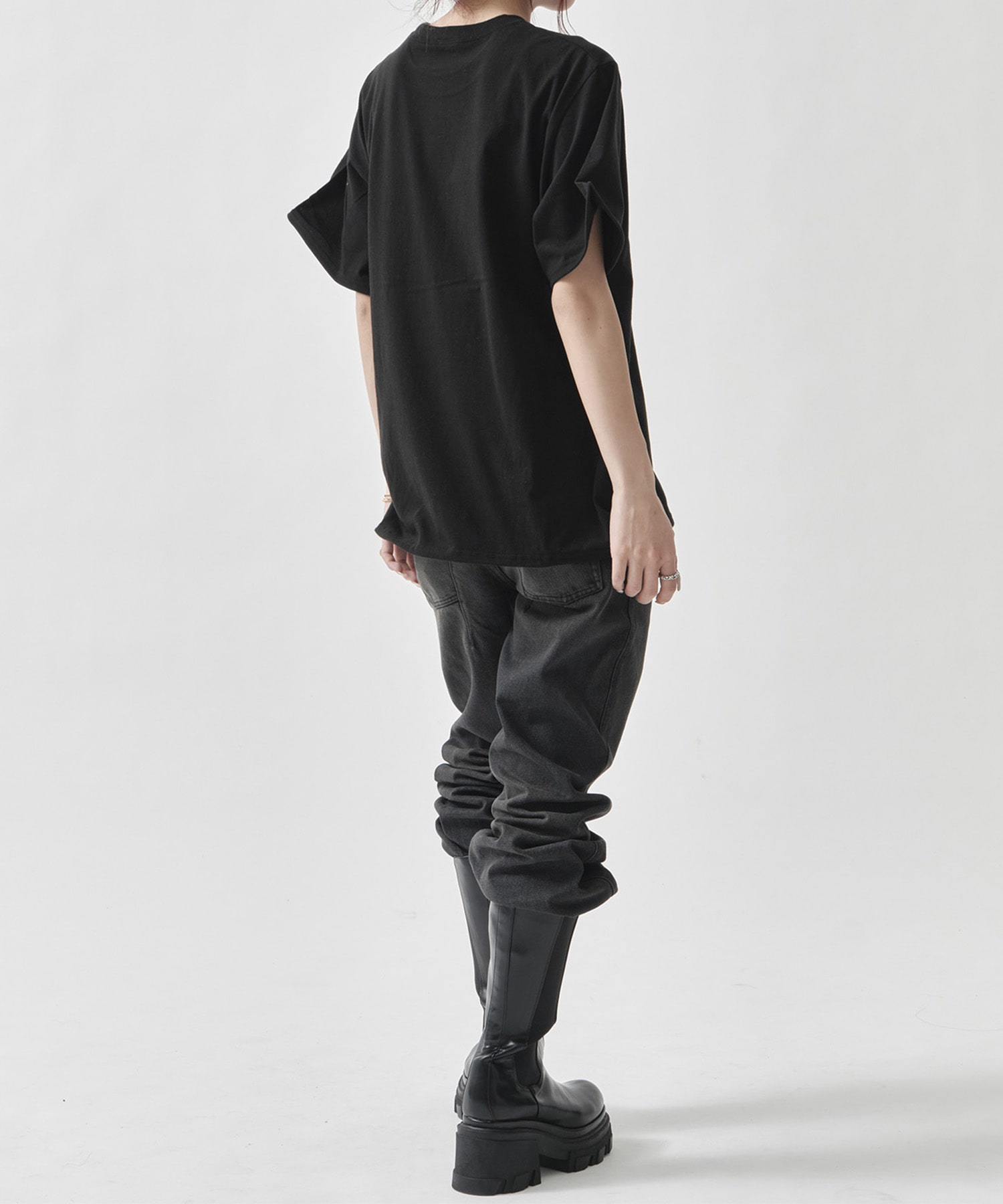 Raffy Gauze Wire Tee INSCRIRE