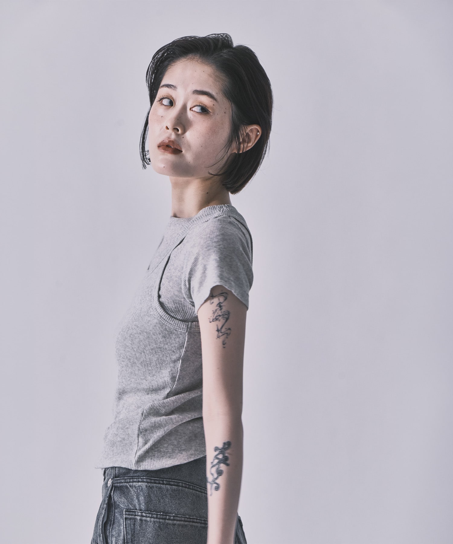 Gauze Teleco Tank Top INSCRIRE