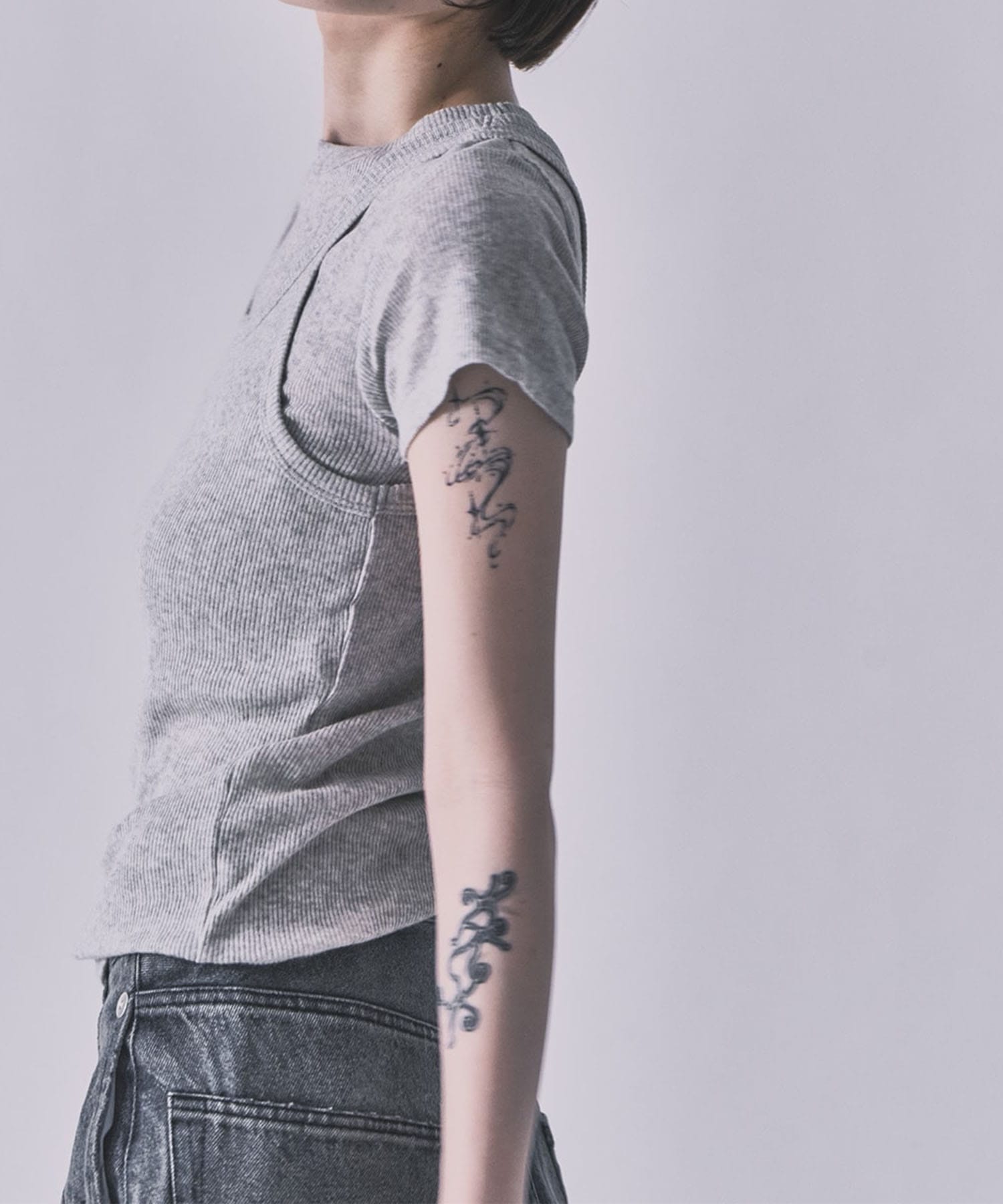 Gauze Teleco Tank Top INSCRIRE