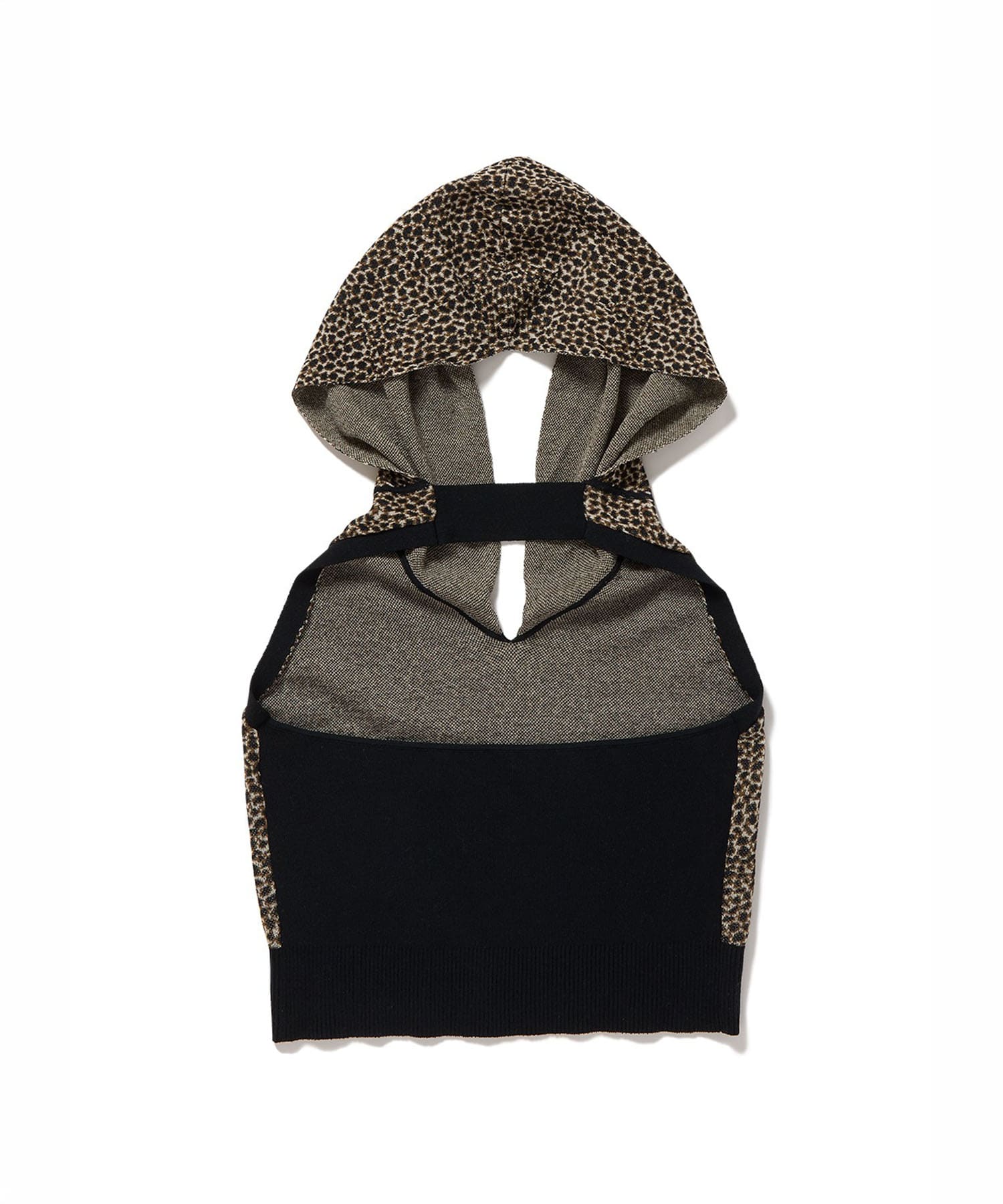 Cropped Hoodie Knit Top PERVERZE