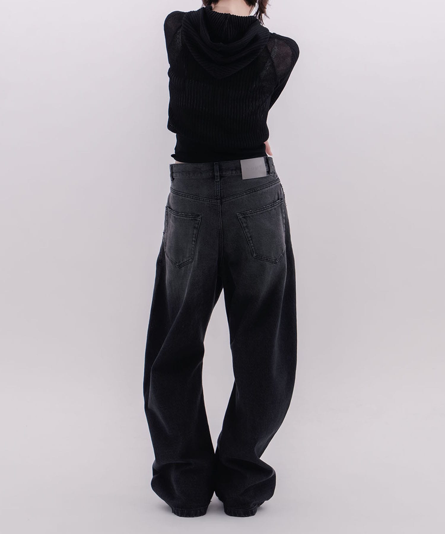 dark wash curve denim deep blue CONZ