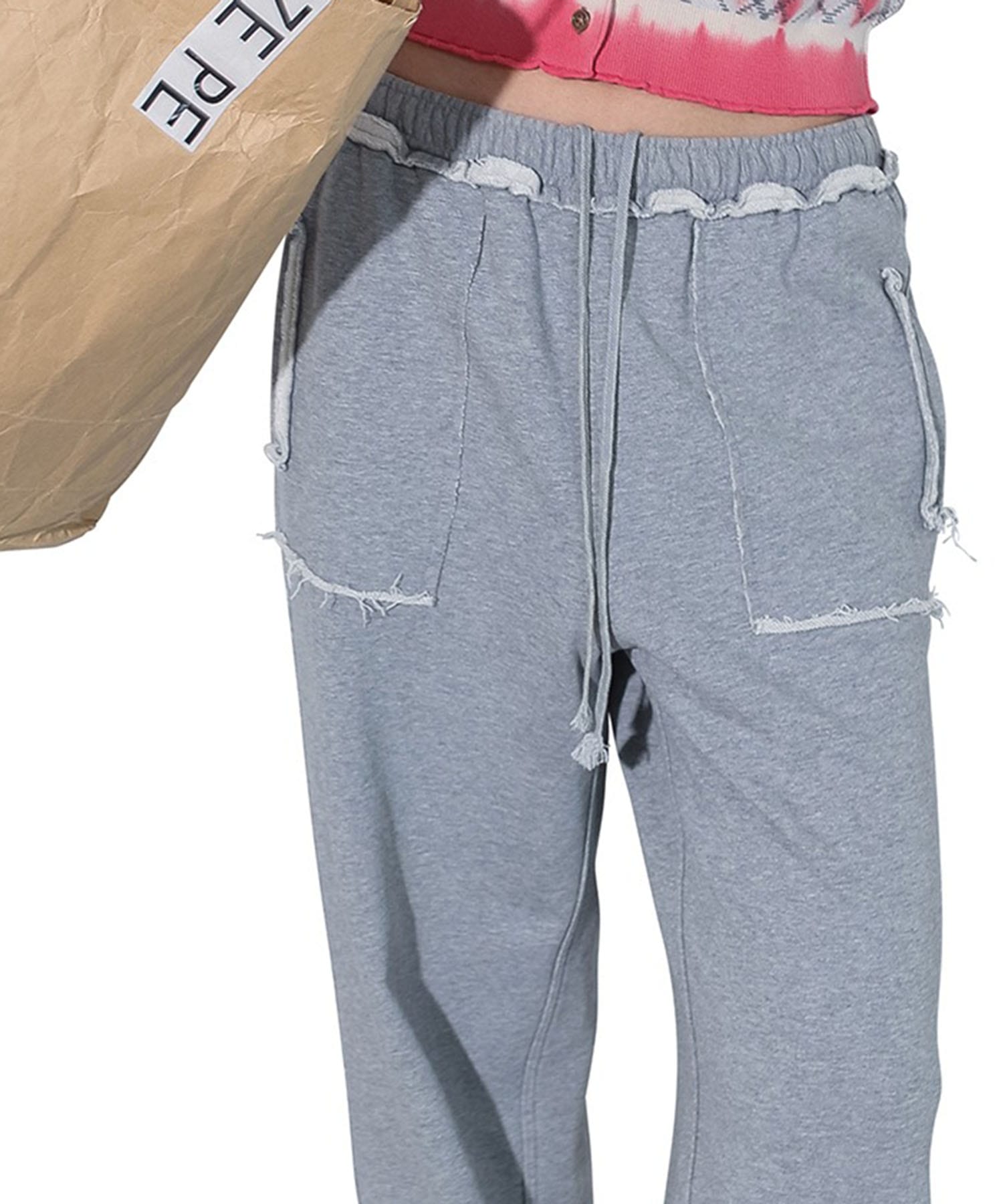 Frayed Sweat Pants PERVERZE