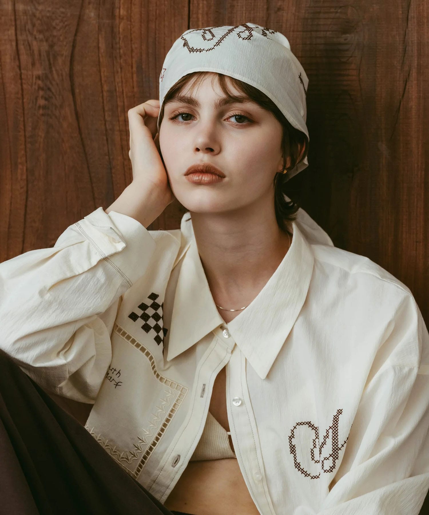 embroidered shirt(unisex) Knuth Marf