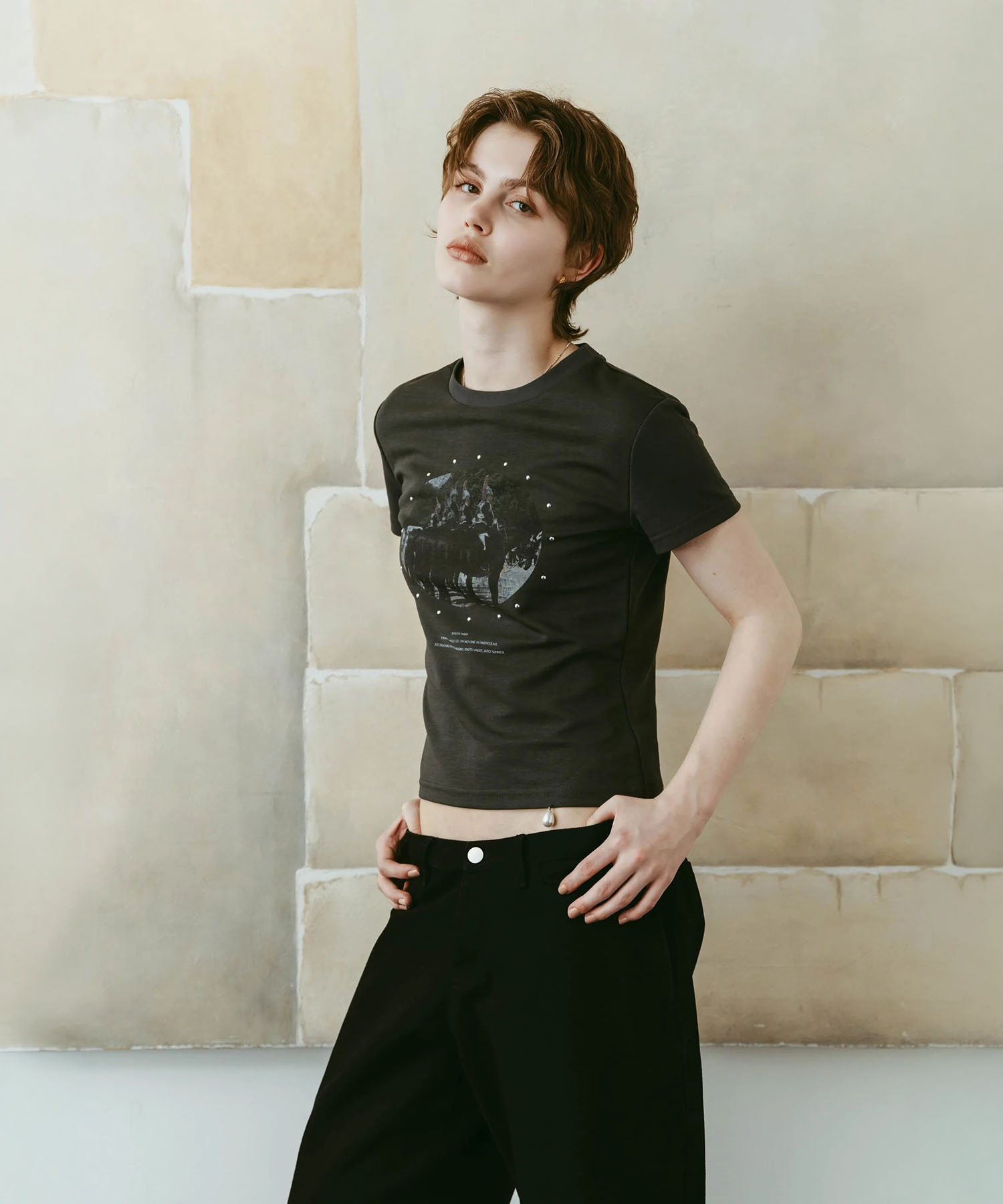 studded compact tee Knuth Marf