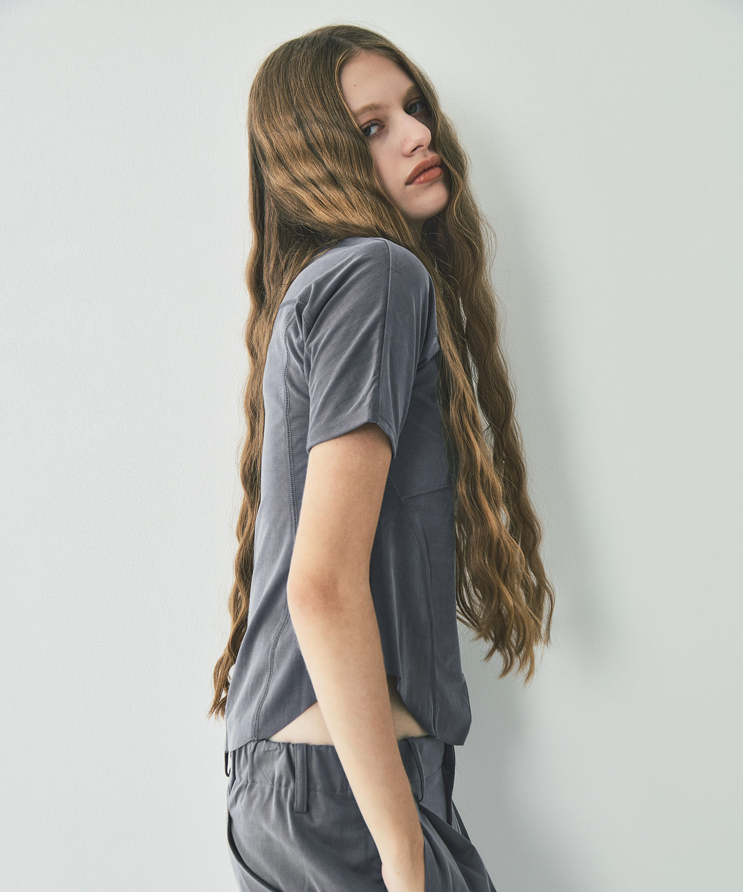 half zip fitted top CONZ