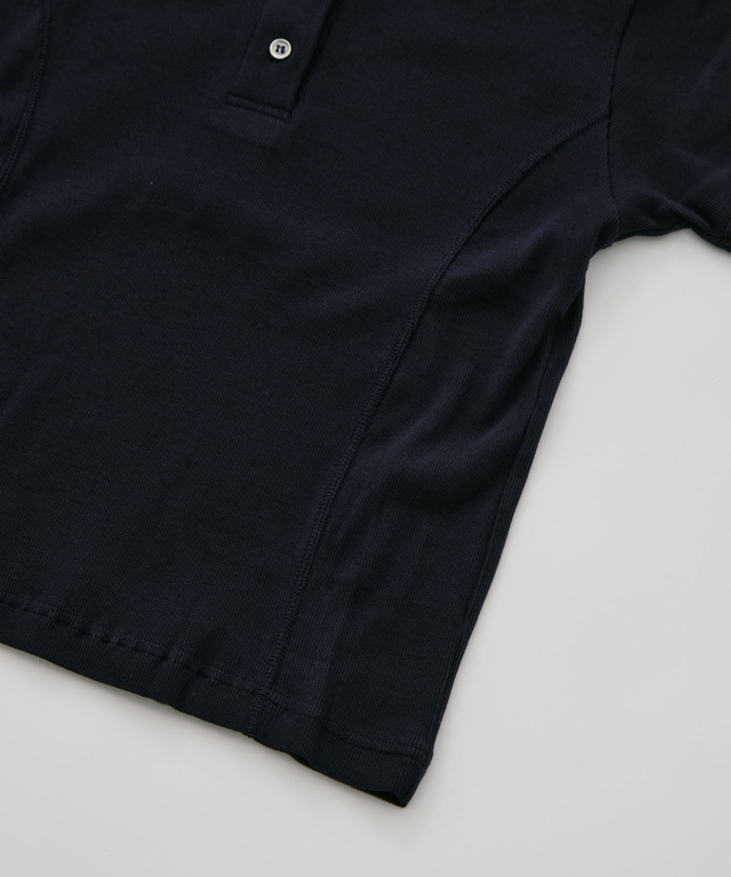 fitted rib henry short sleeve CONZ