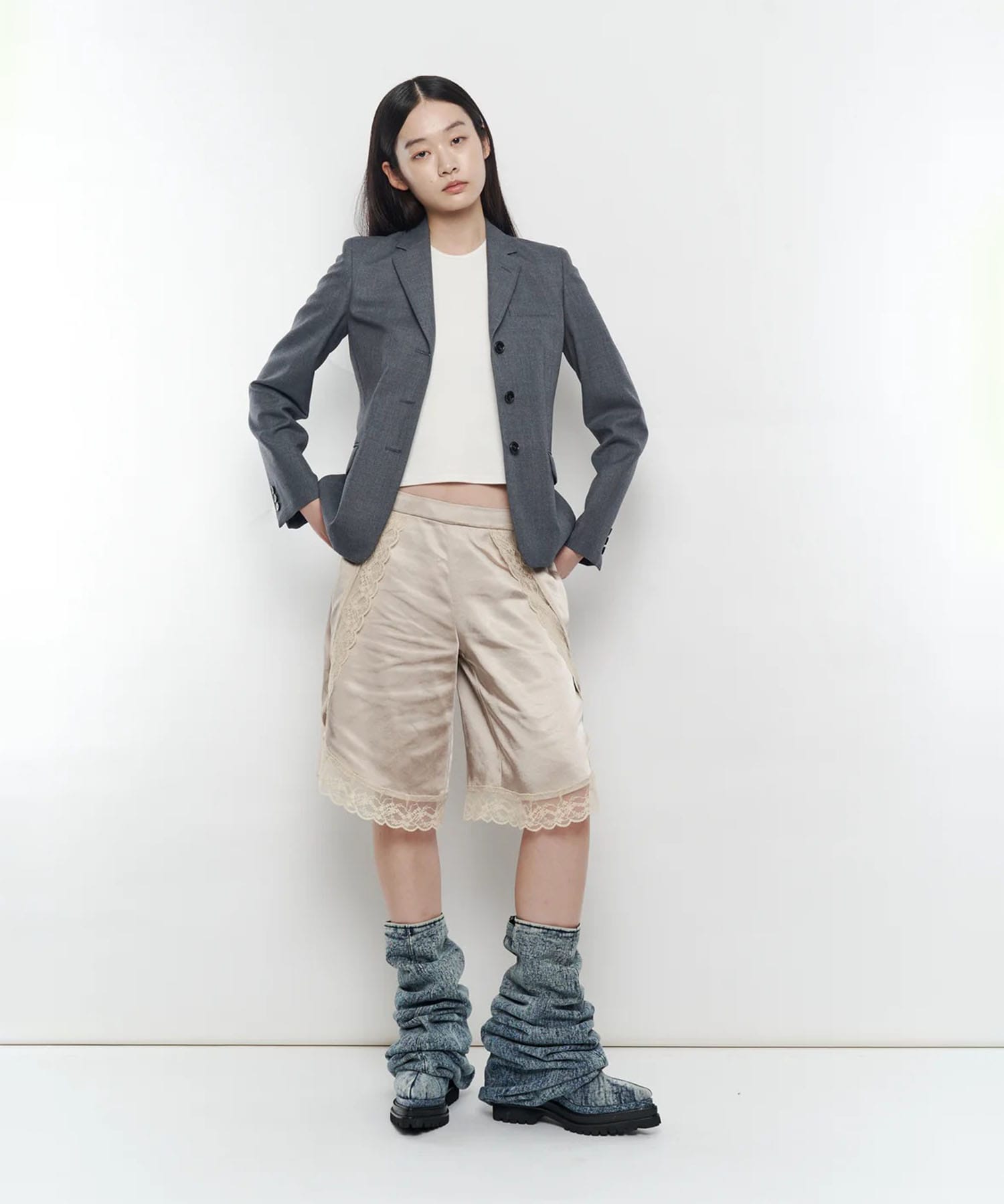 LIQUID DENIM BOOTS POOLDE