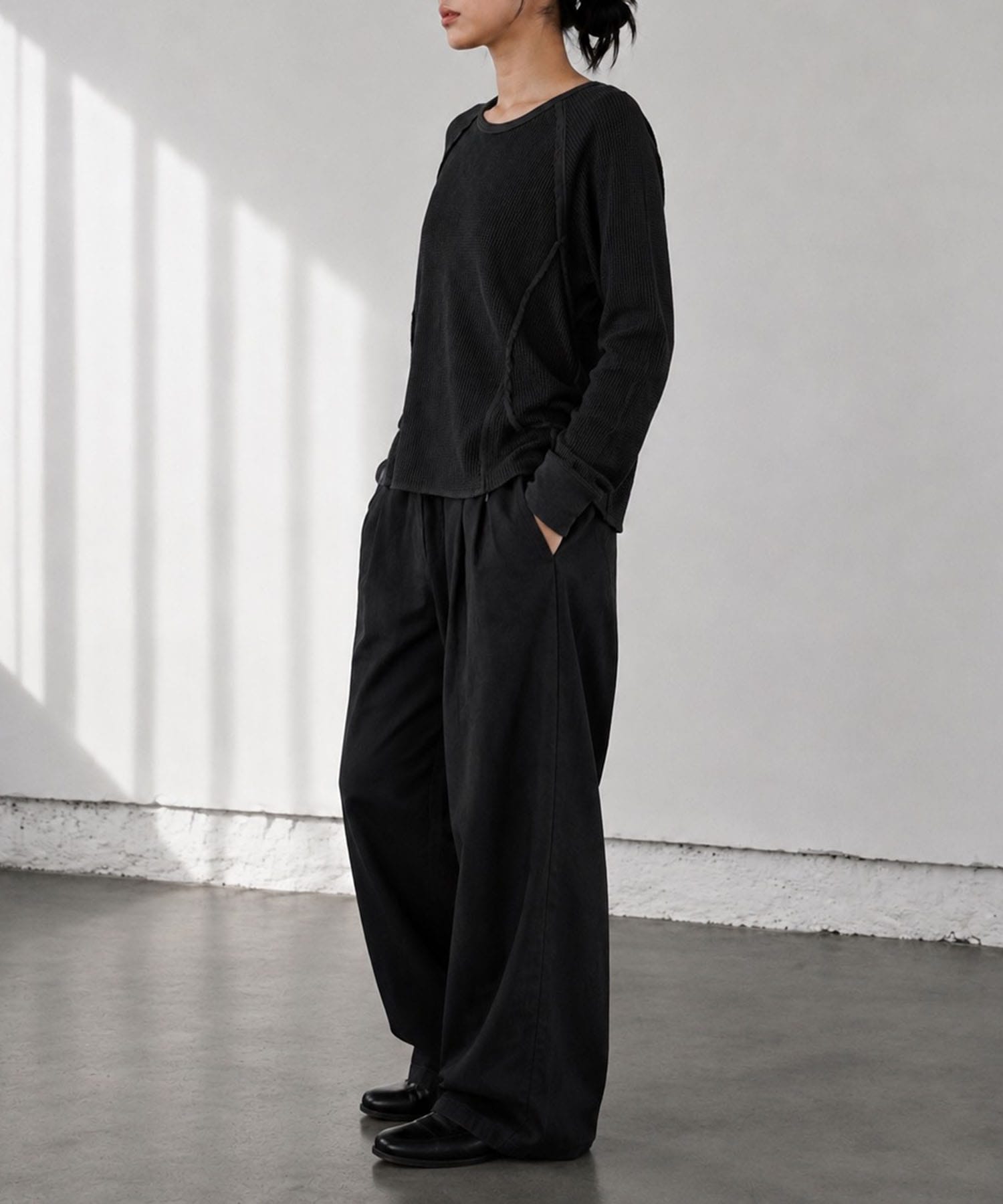 WAFFLE THERMAL LONG SLEEVE TSHIRT NVRFRGT
