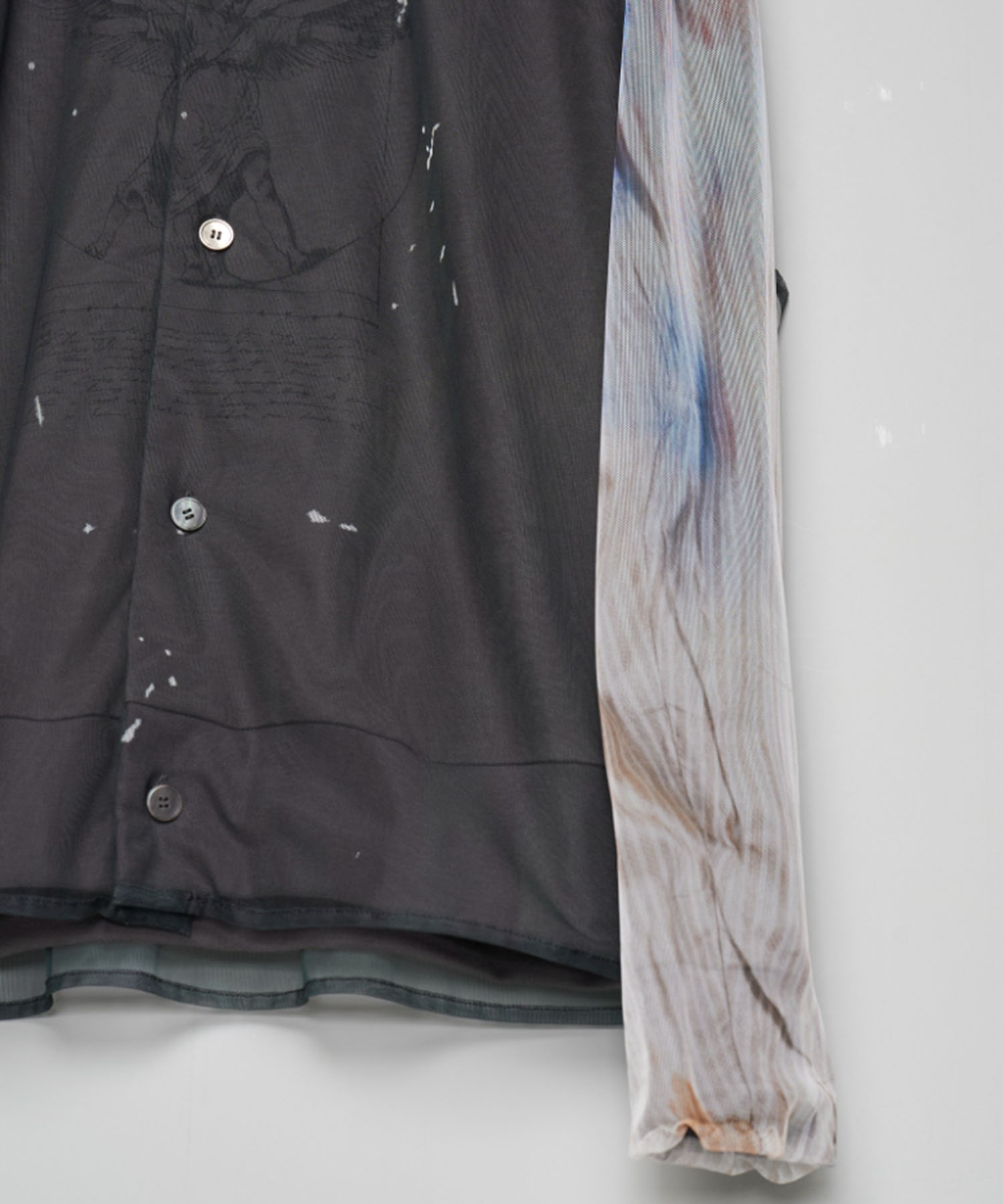 ANGEL DIAGRAM LAYERED CARDIGAN MASU