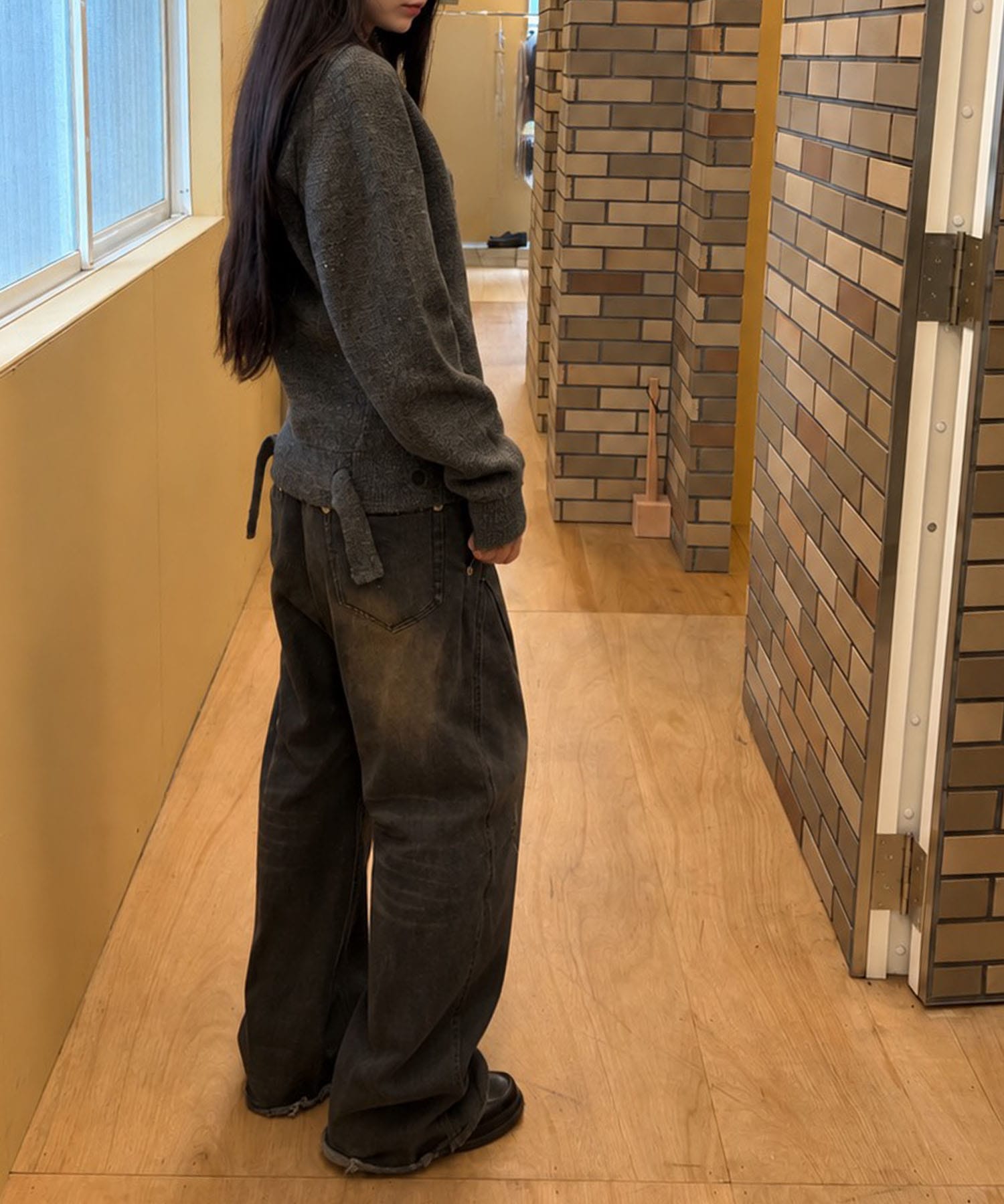 プレーティングウールプルオーバー JUN MIKAMI
