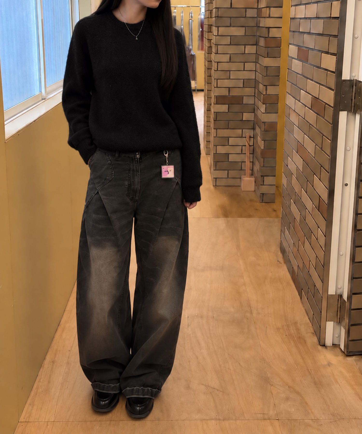 プレーティングウールプルオーバー JUN MIKAMI