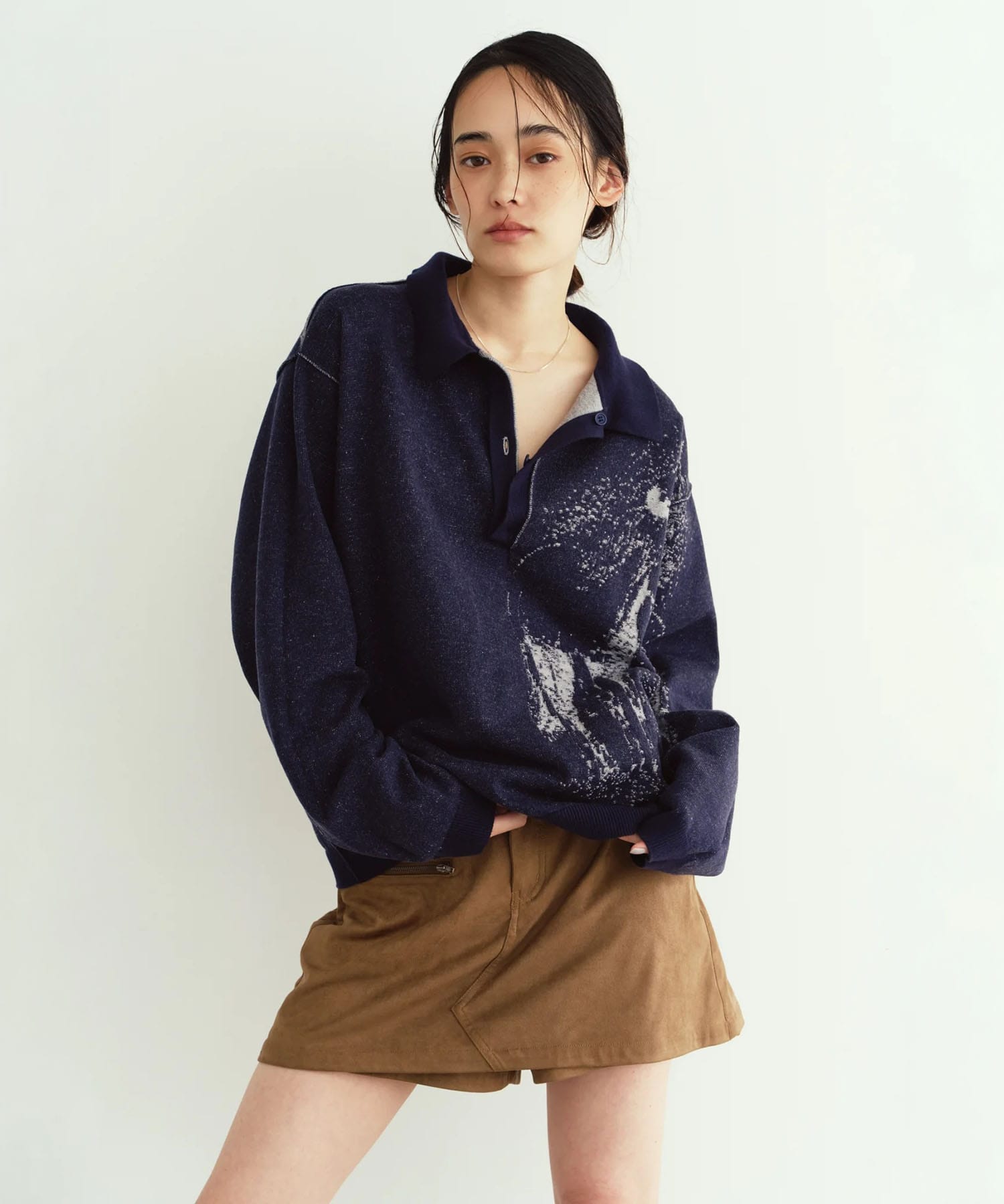 reversible jacquard polo knit Knuth Marf