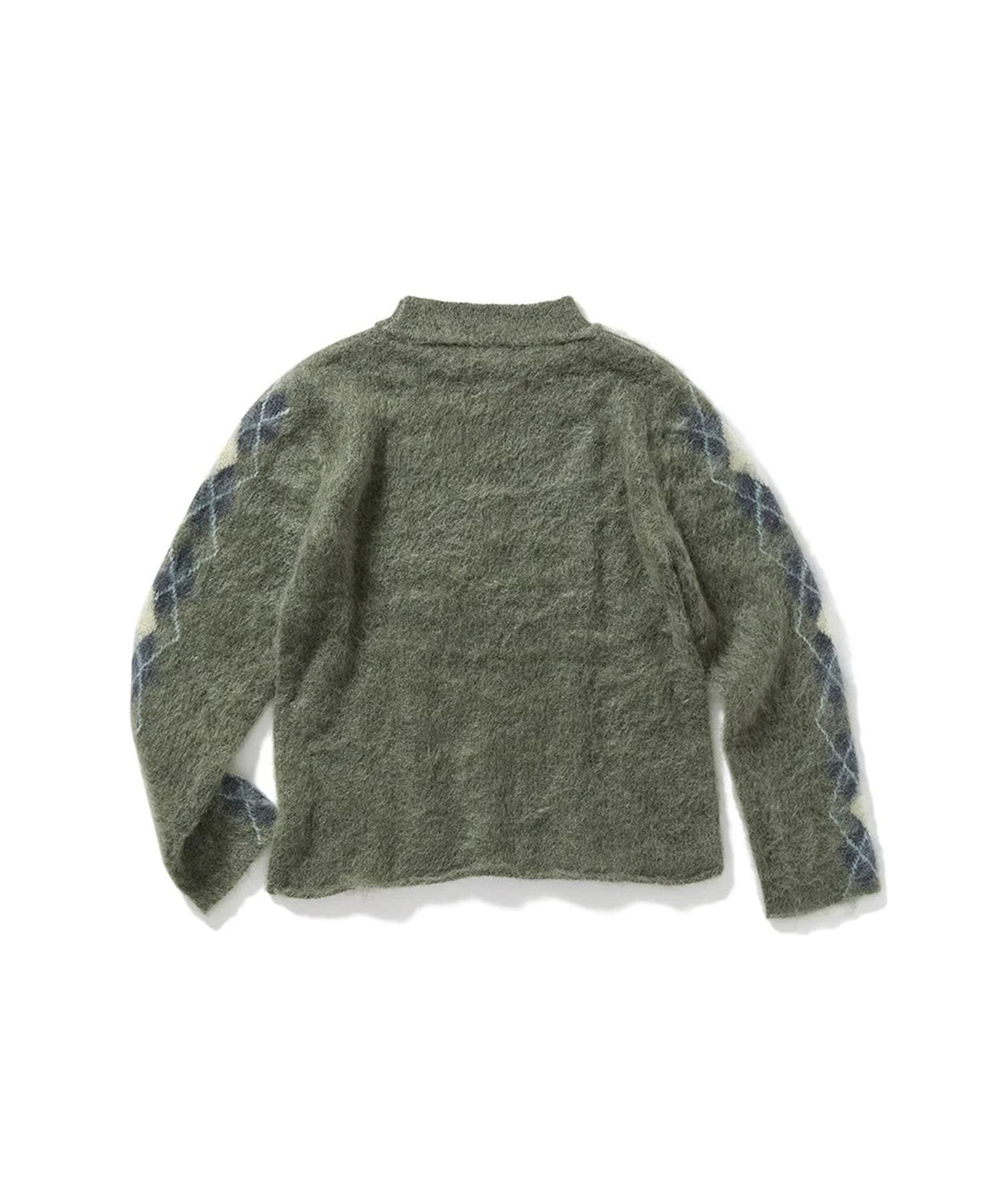 Argyle Line Knit Top PERVERZE