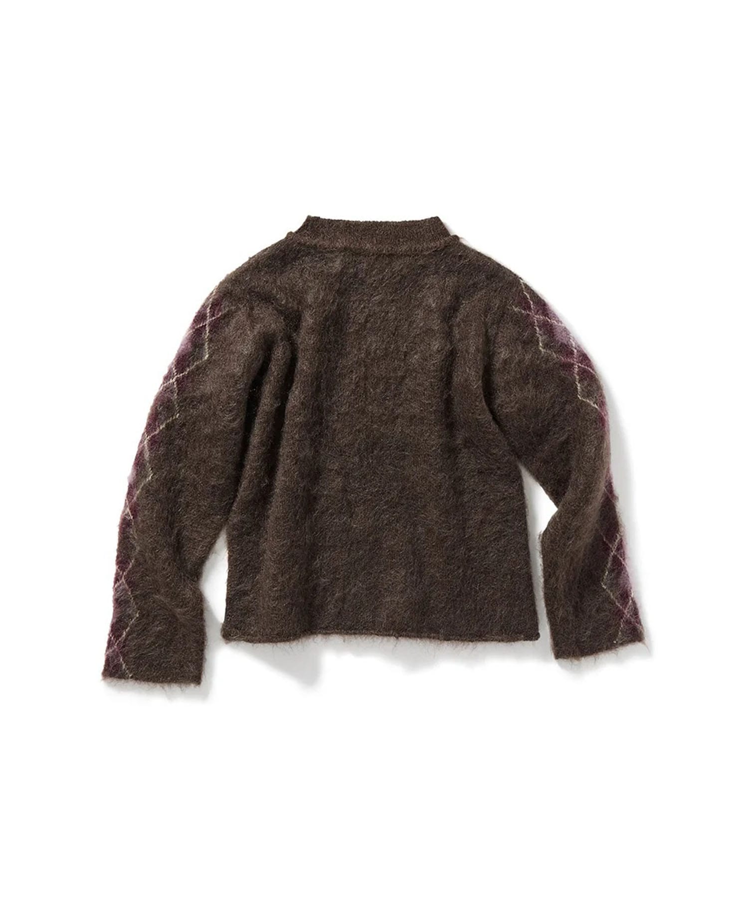 Argyle Line Knit Top PERVERZE