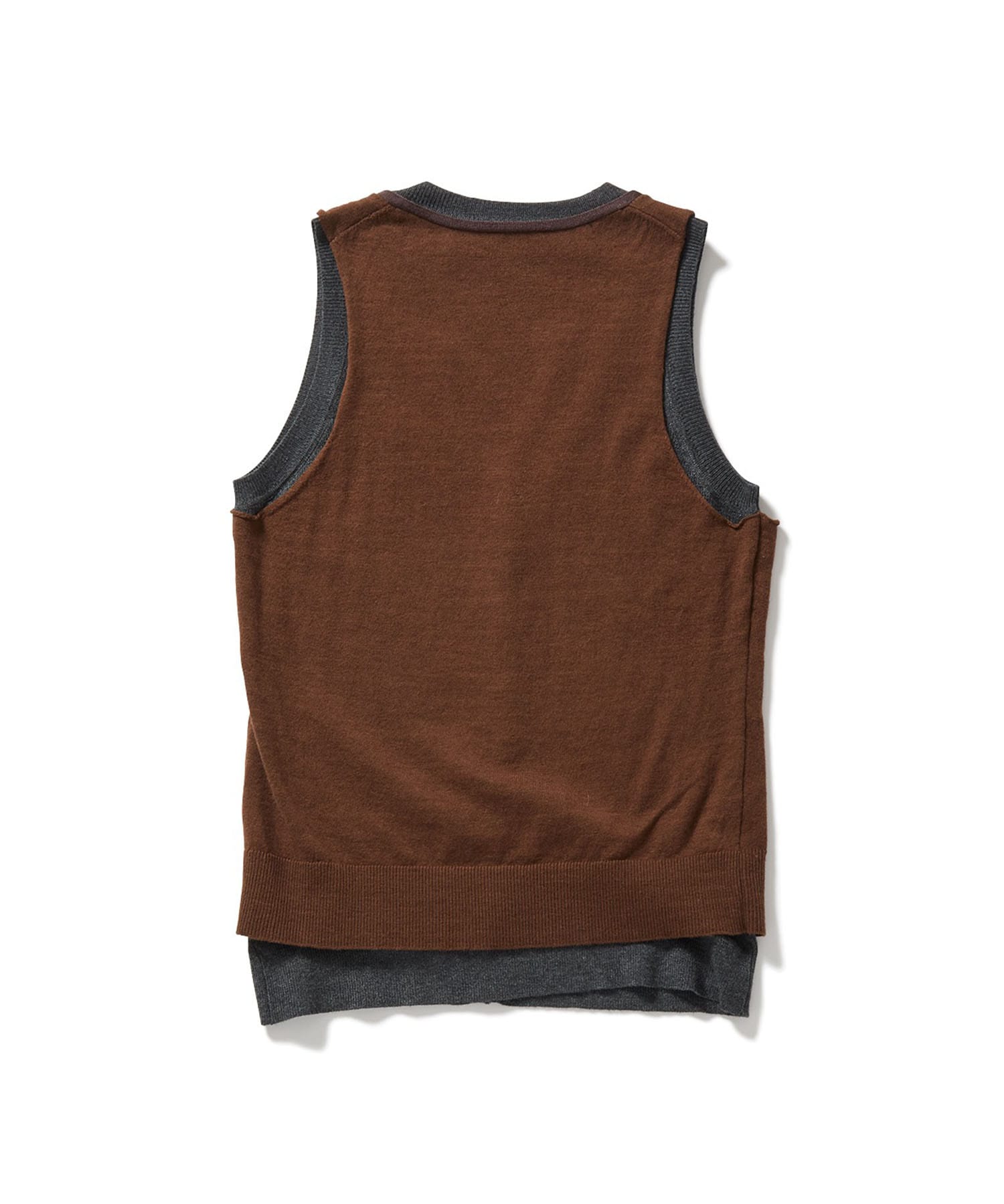 Eyelet Layerd Knit Top PERVERZE