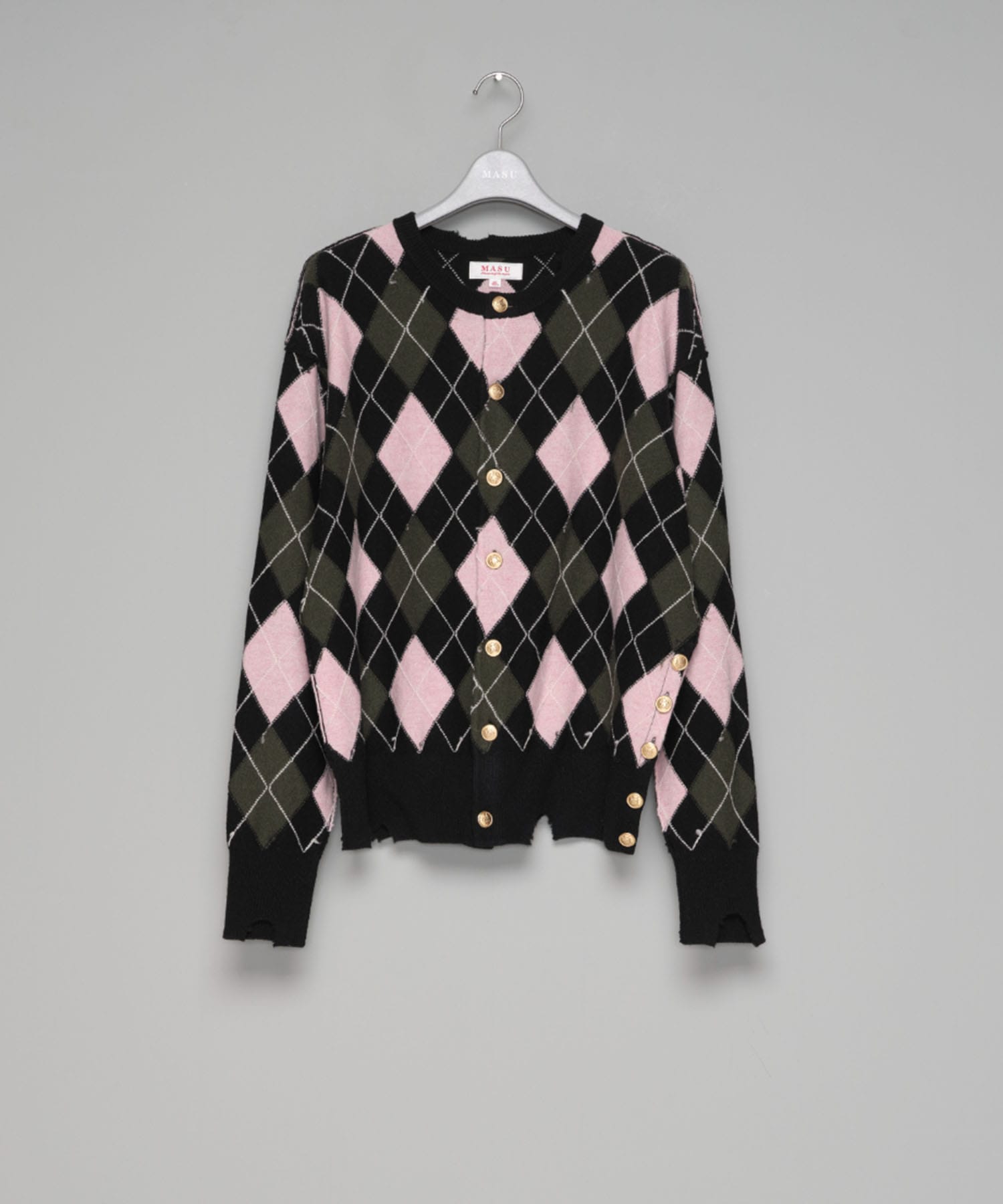 DIAMOND SCRAPED CARDIGAN MASU