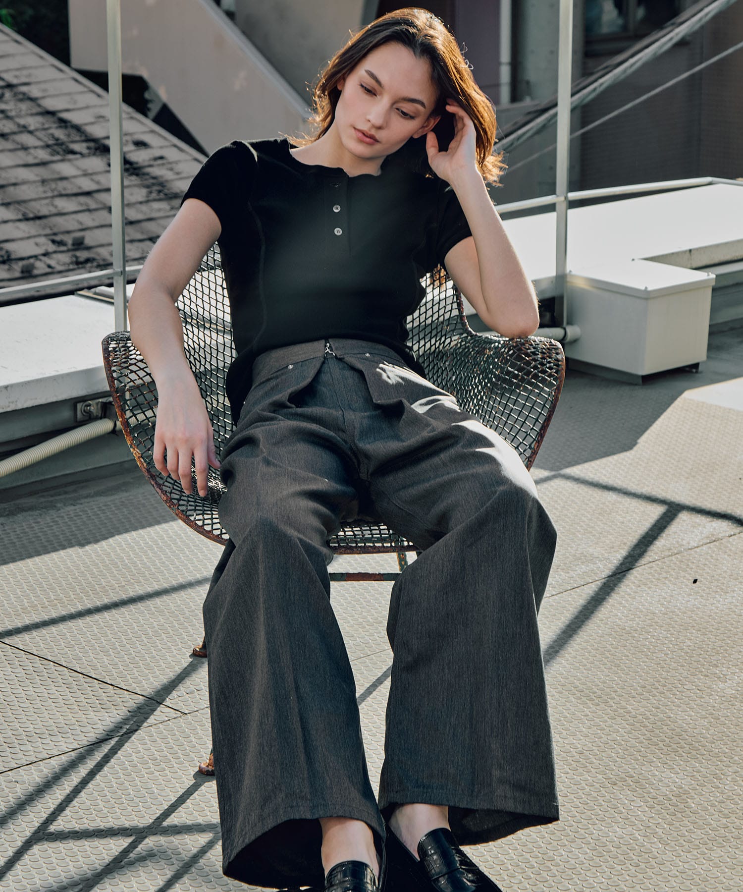 別注T/C　TWILL WIDE PANTS JOHN LAWRENCE SULLIVANW