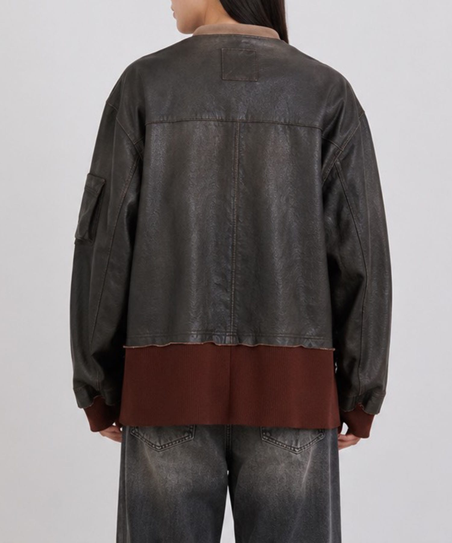 CRACK TERRY MILITARY BLOUSON ANTHEM A