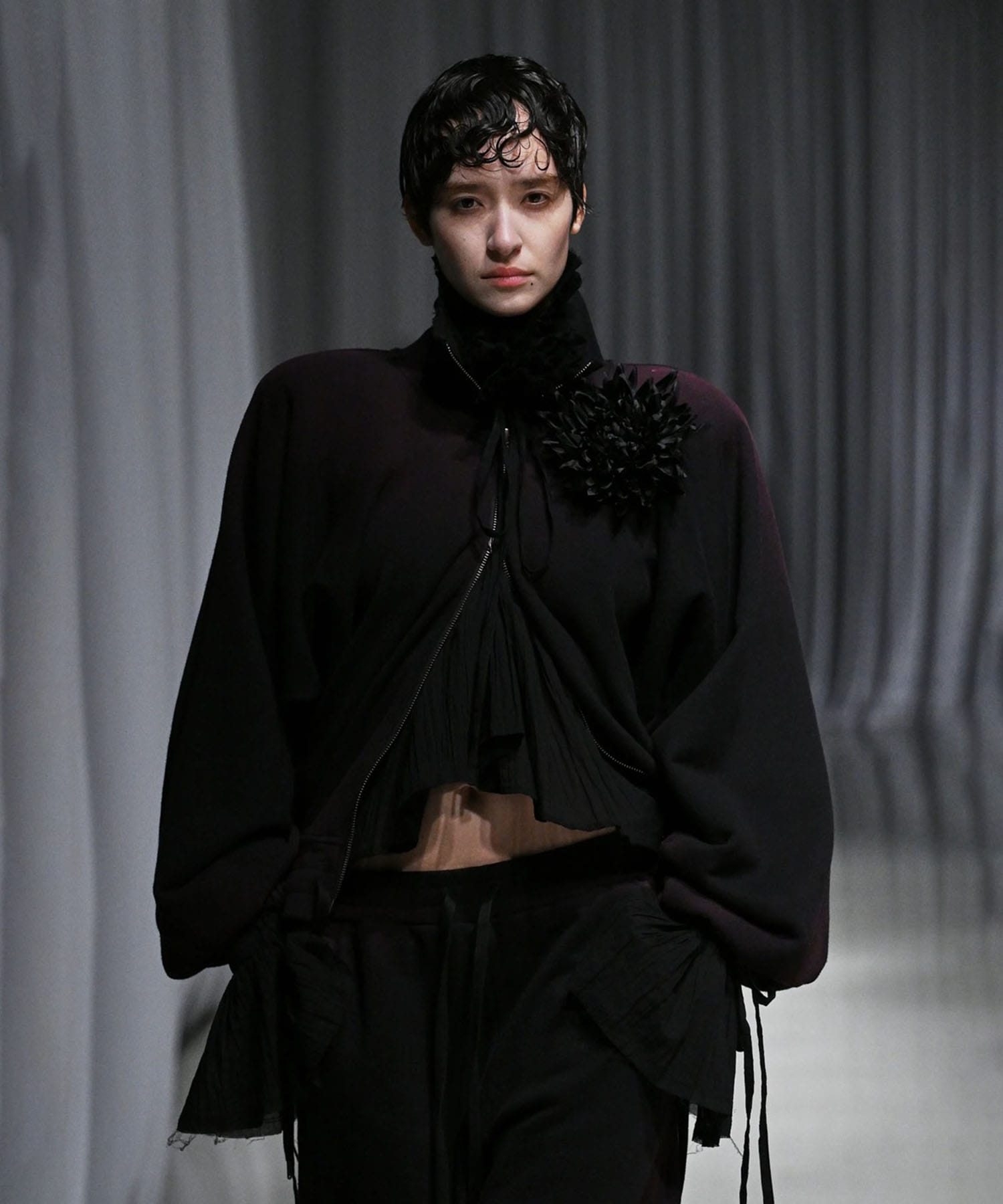 shadow spray zip blouson 