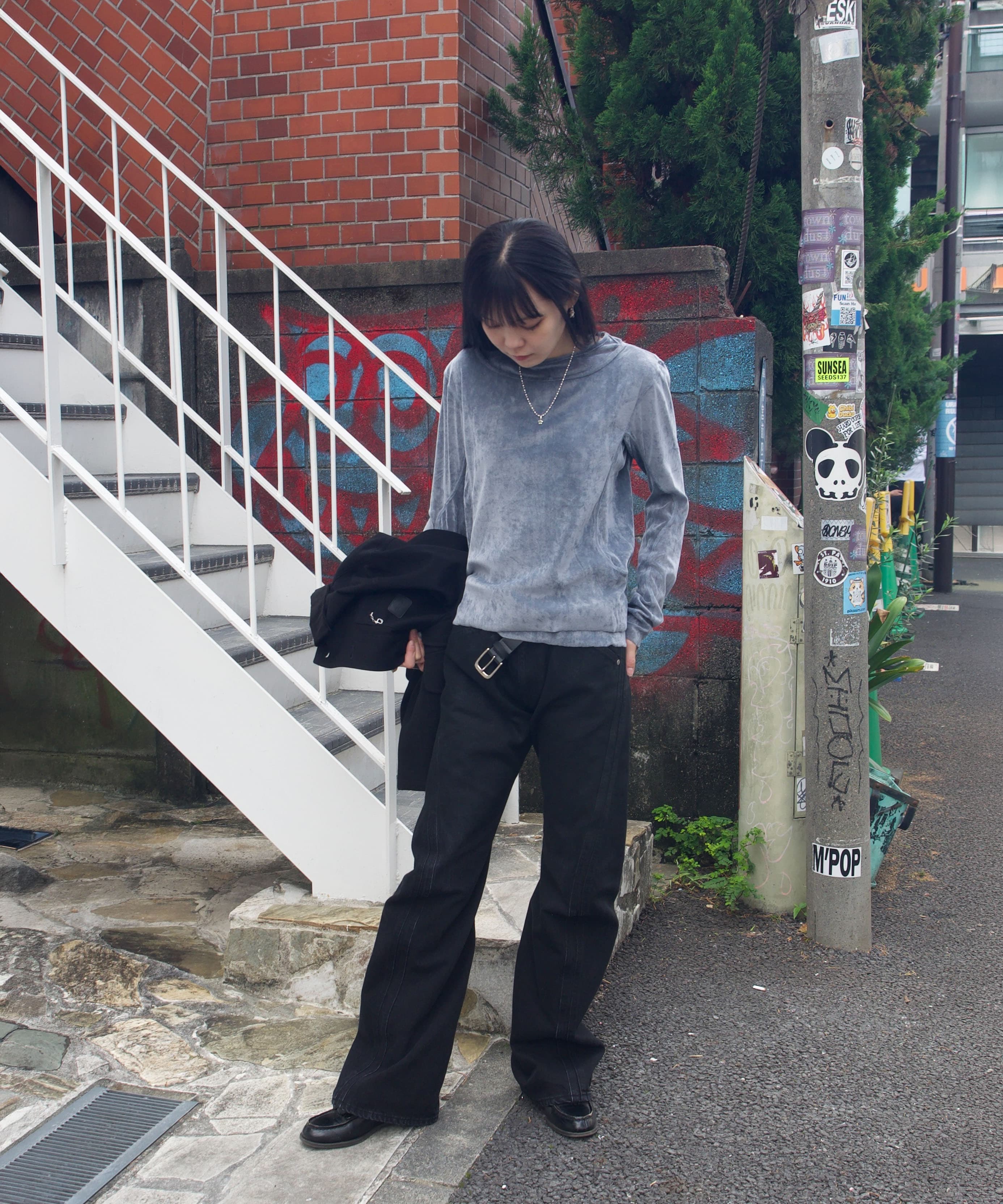 別注 DOUBLE LAYERED LONG SLEEVE T-SHIRT NVRFRGT