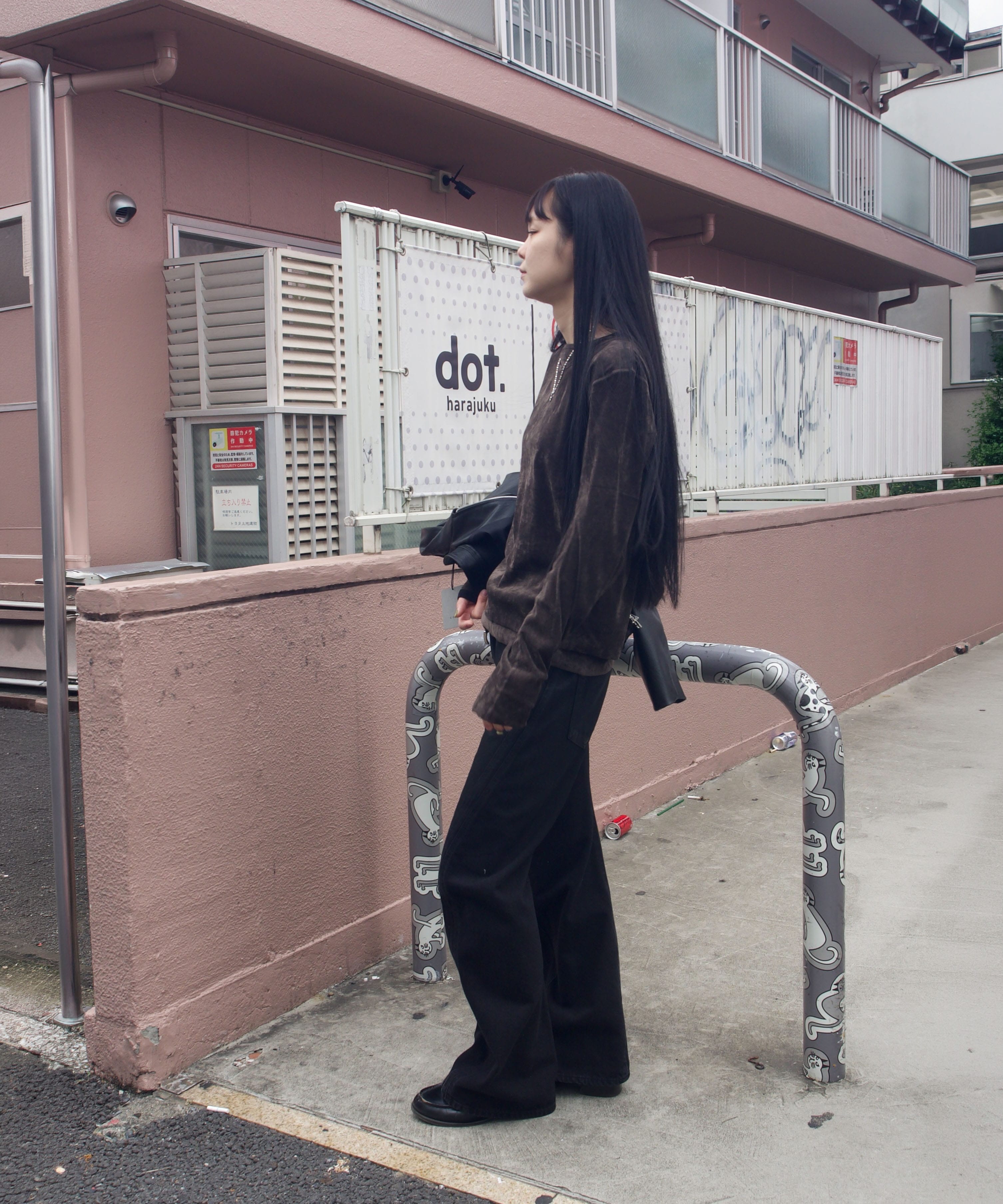 別注 DOUBLE LAYERED LONG SLEEVE T-SHIRT NVRFRGT