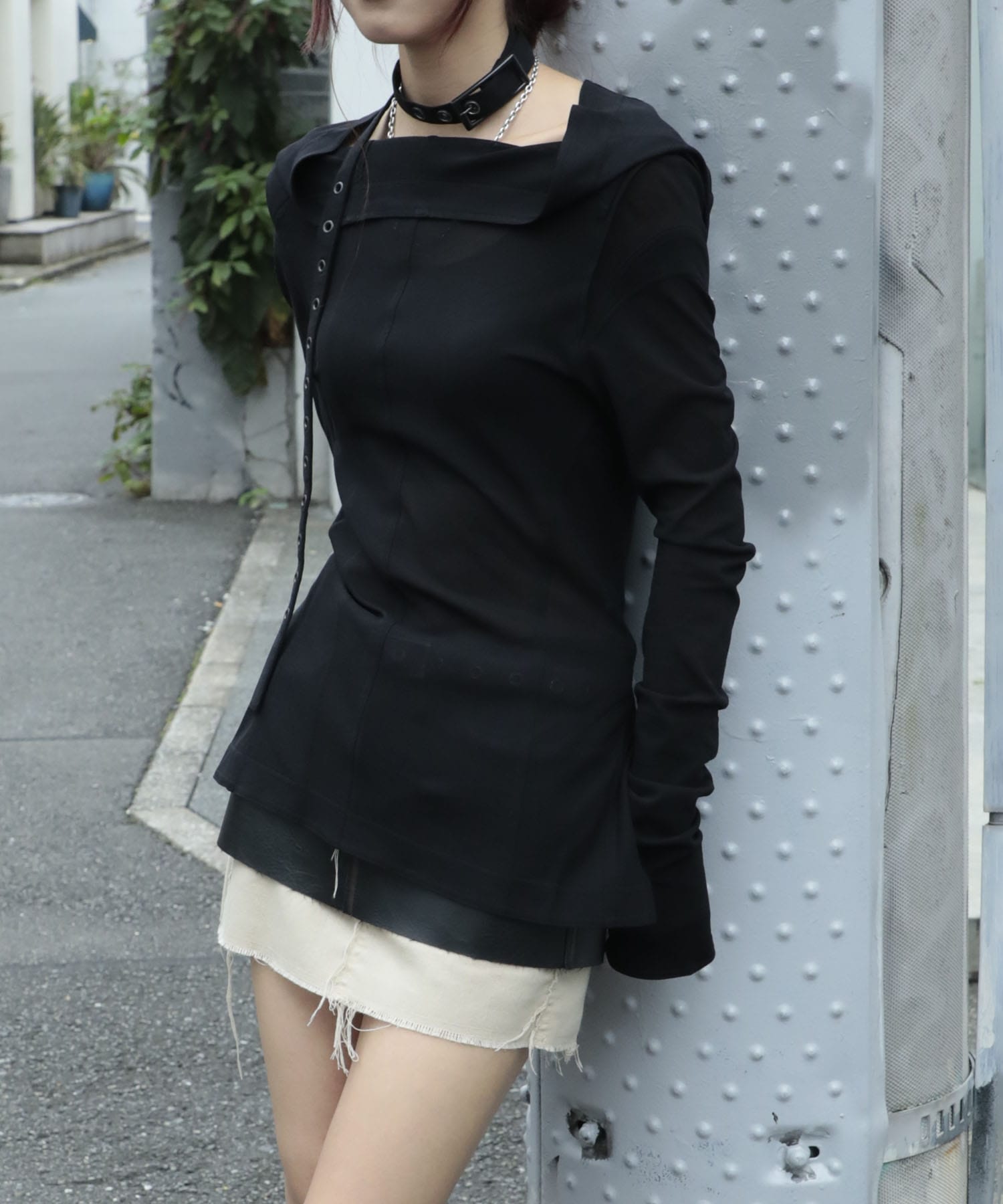 別注sholder pad long sleeve mukcyen