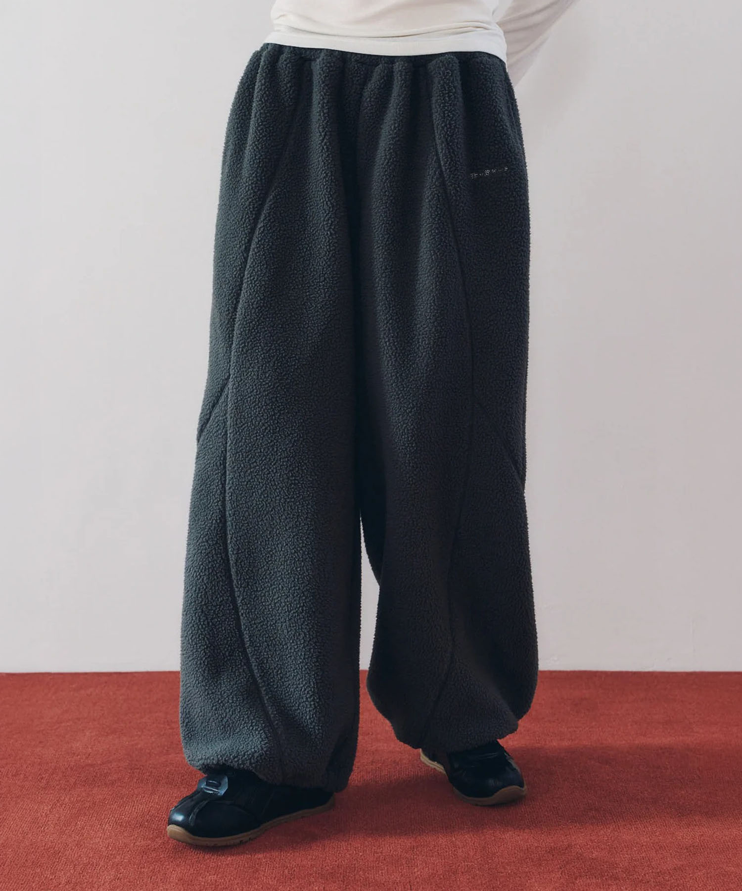switching boa pants(unisex)/l mint Knuth Marf