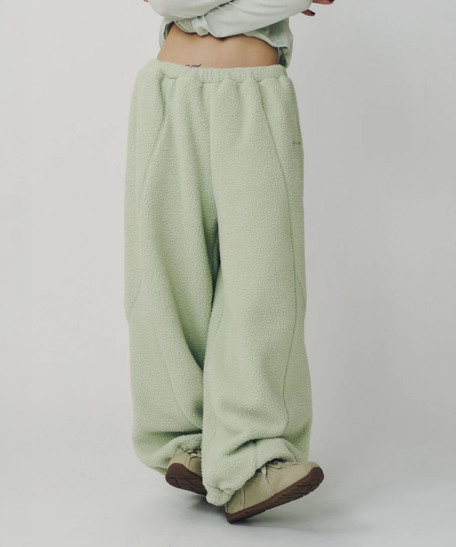 switching boa pants(unisex)/l mint Knuth Marf