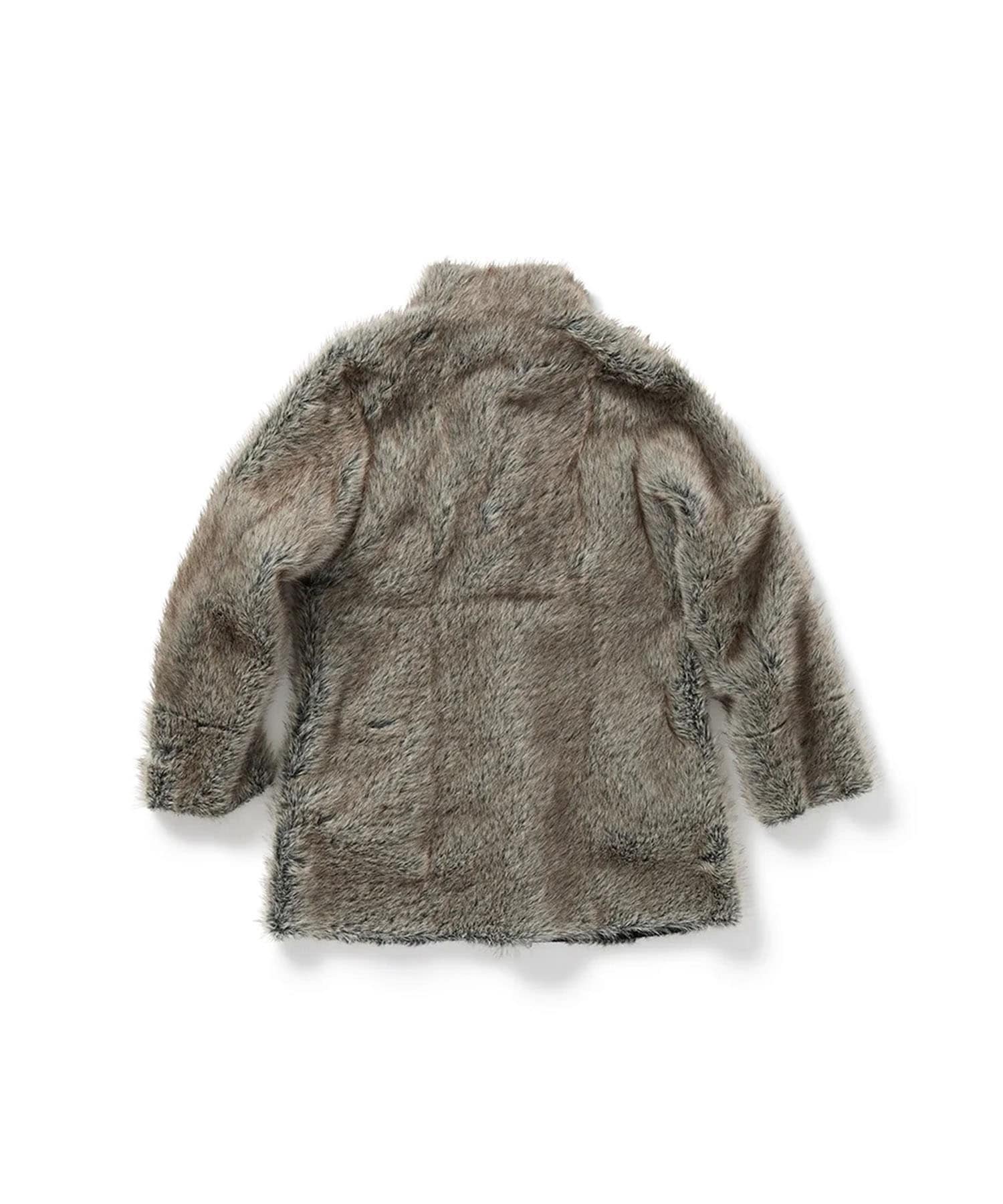 Paneled Reversible Fur Coat PERVERZE