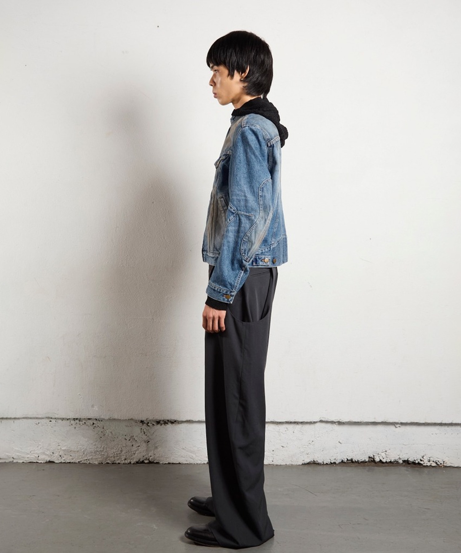 DENIM MOTORCYCLE JACKET NVRFRGT