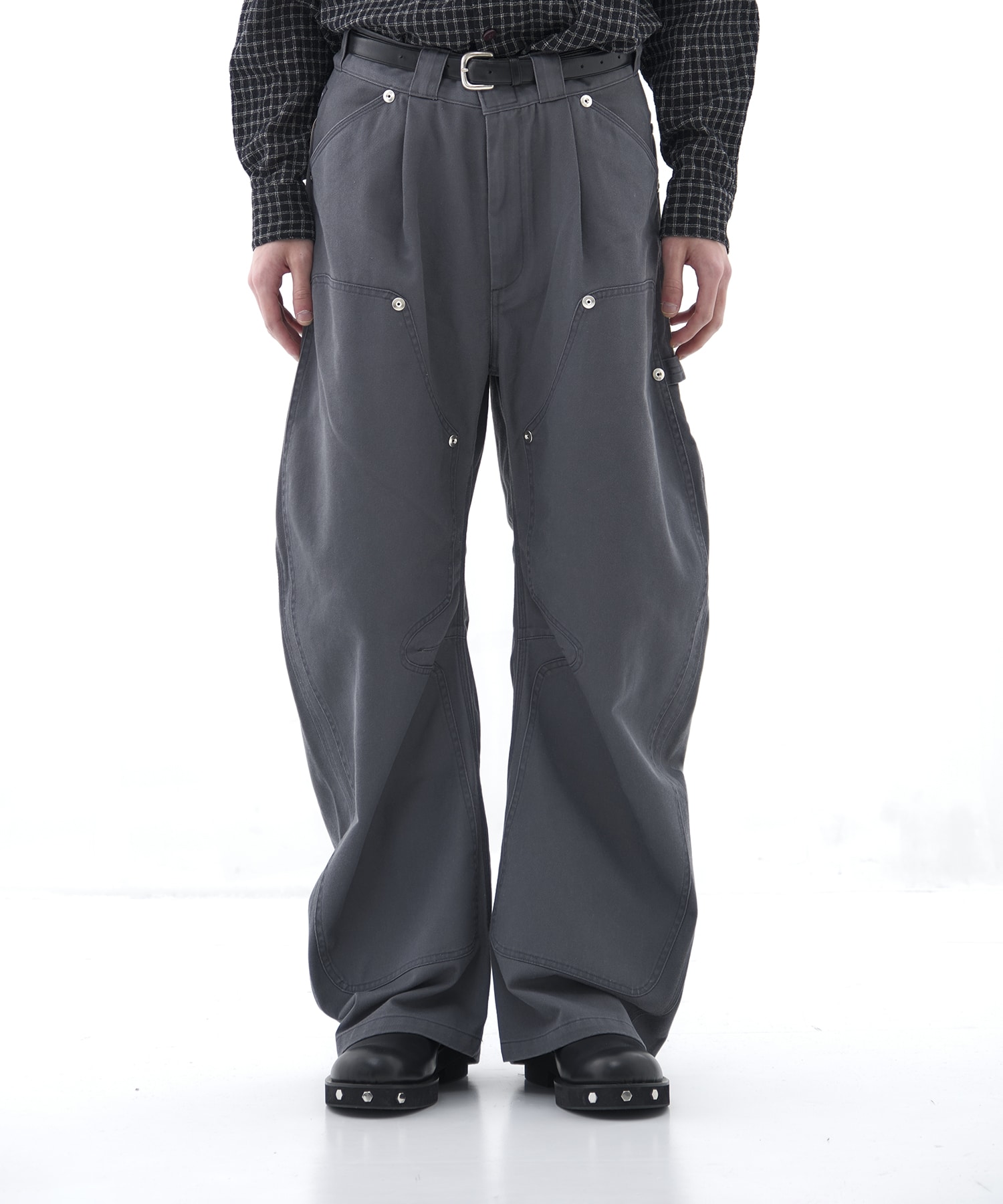 Dickies×CONZ DOUBLE KNEE CURVED LEG PANTS CONZ