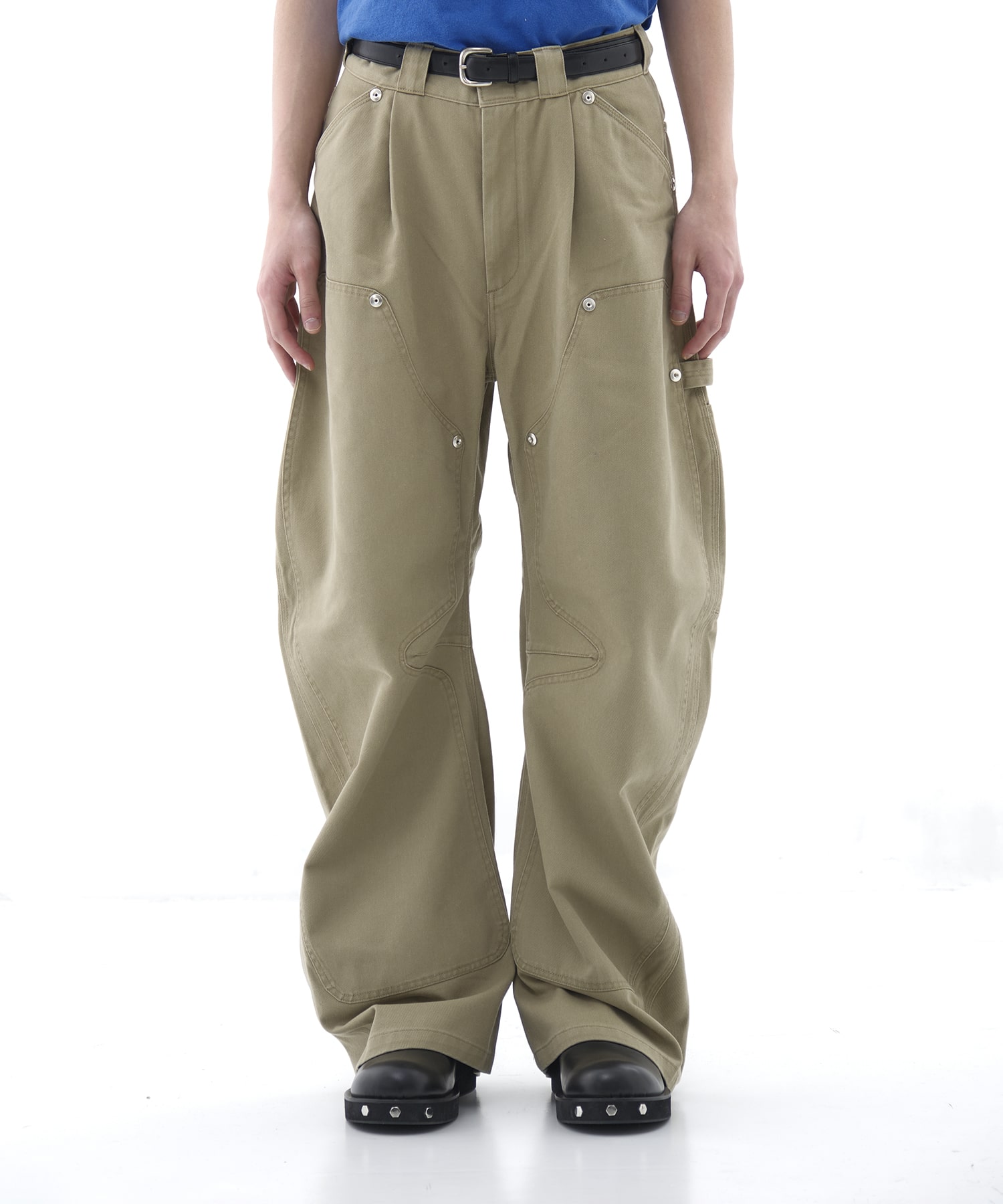 Dickies×CONZ DOUBLE KNEE CURVED LEG PANTS CONZ