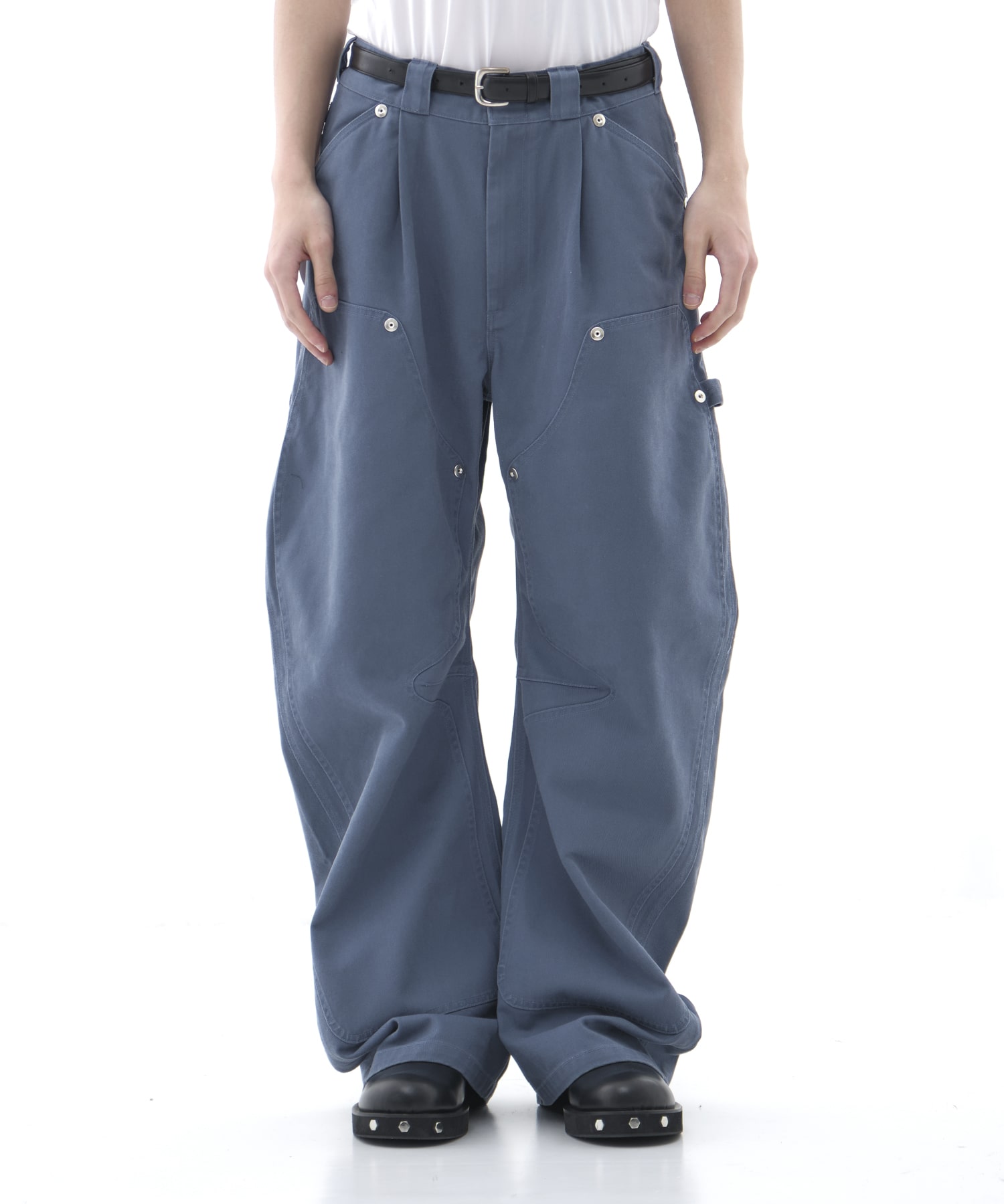 Dickies×CONZ DOUBLE KNEE CURVED LEG PANTS CONZ